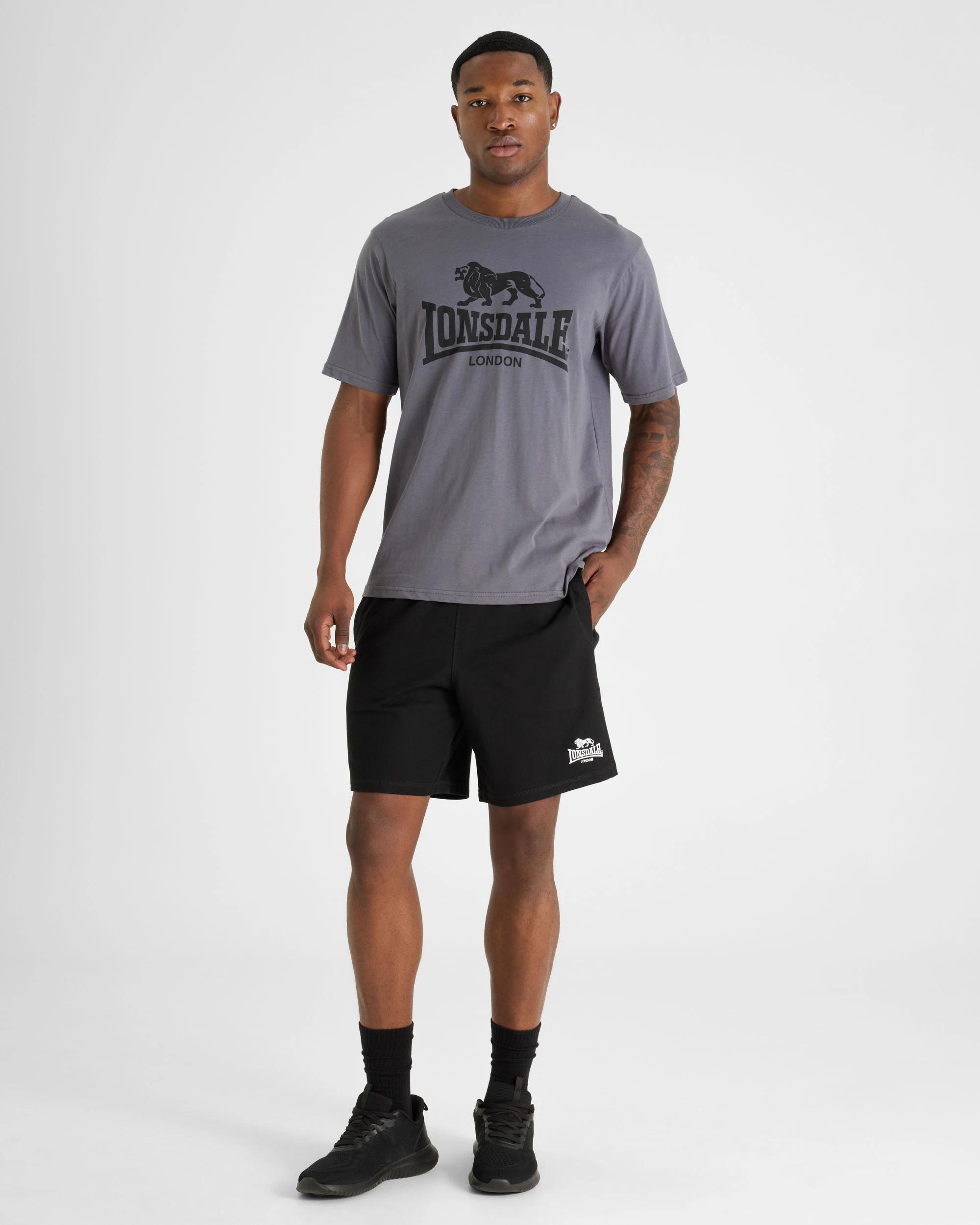 6 Lonsdale London Original Track Shorts BLACK, 6 of 6