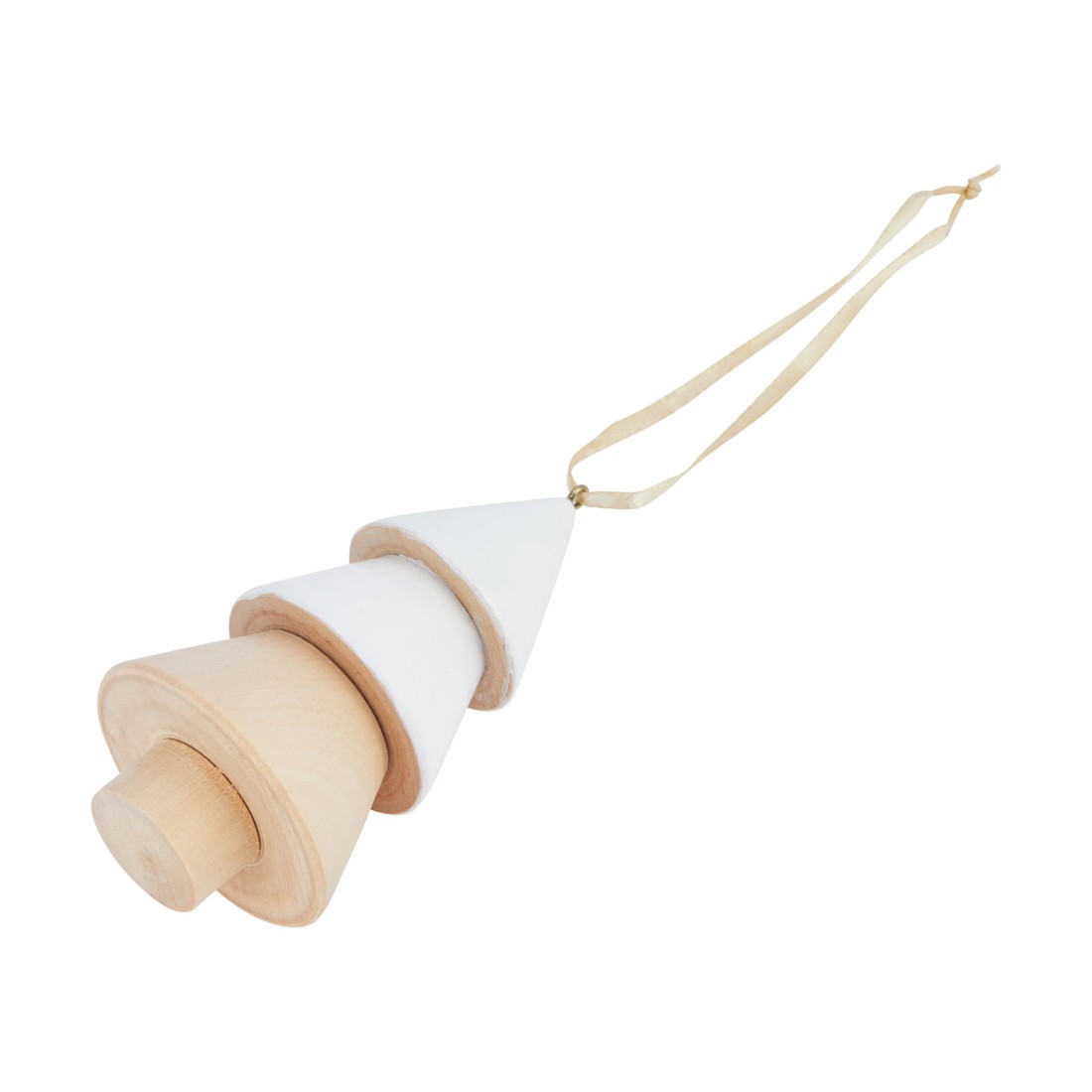 2 Wooden Tree Decoration - Assorted, 2 of 6