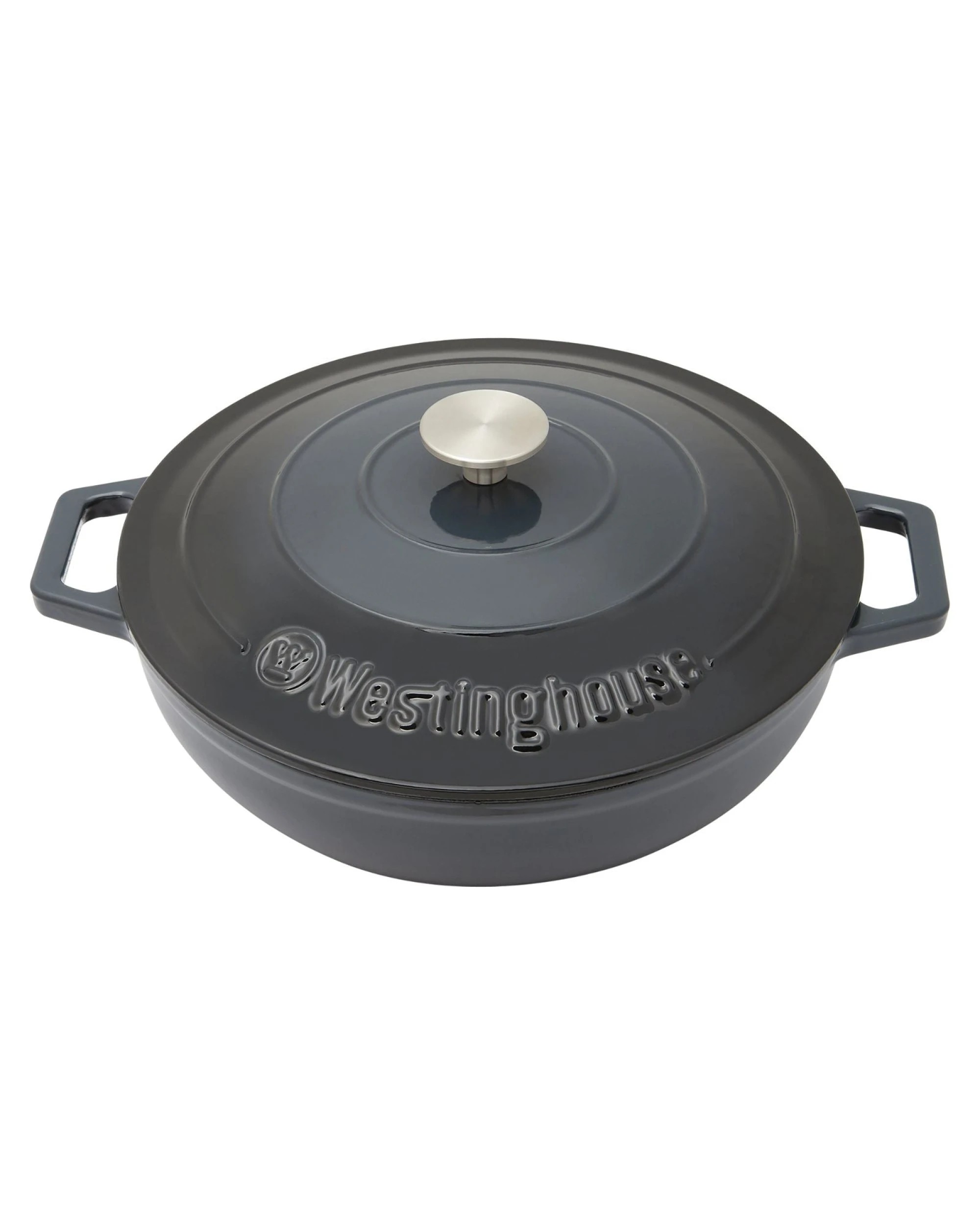 5 Westinghouse 4L Oval Cast Iron Casserole Pot, 5 of 7