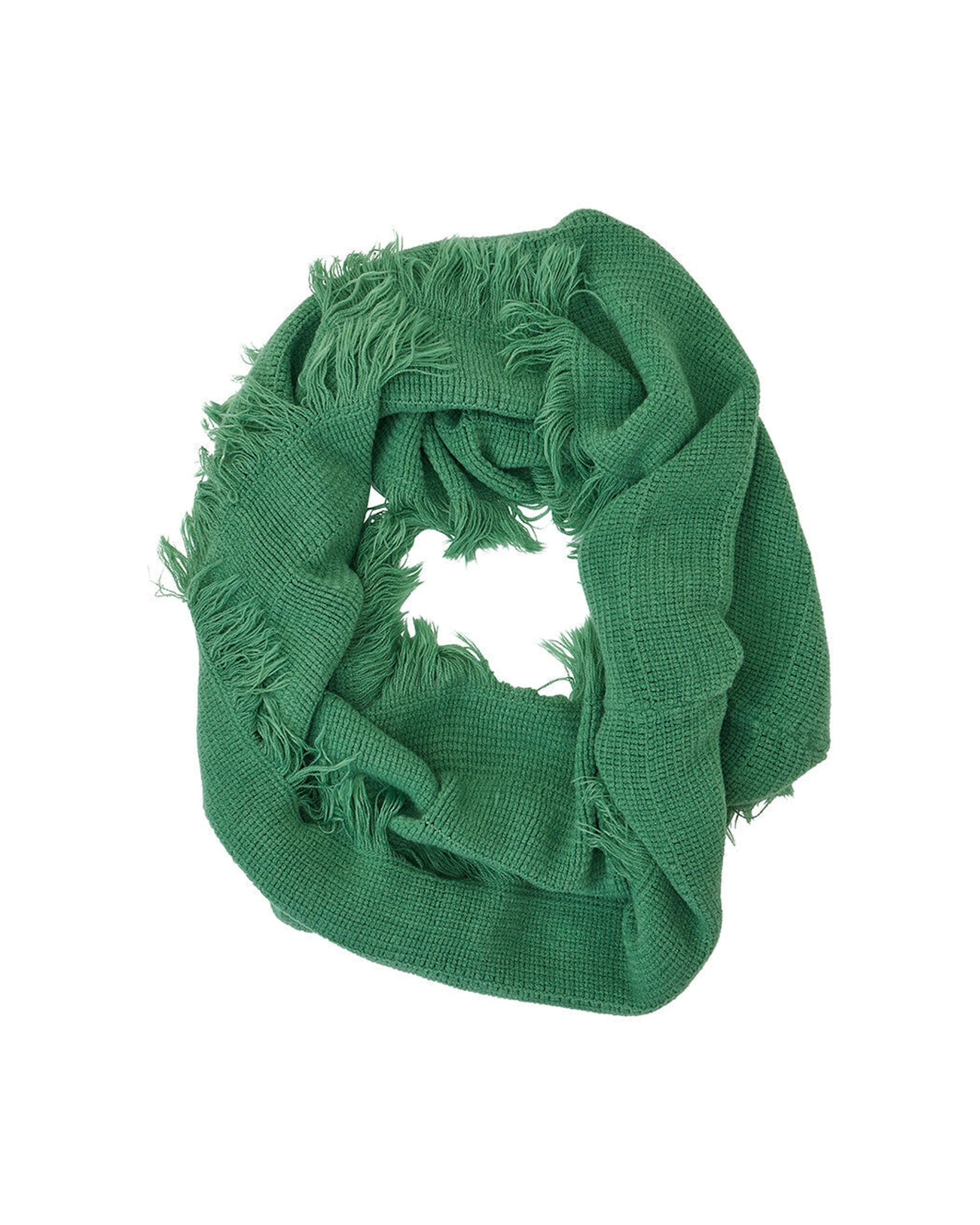 1 Annabel Trends Snood Fringe Scarf Womens Fashion Soft Cosy Acrylic Accessory 80x40cm Moss - Green, 1 of 3