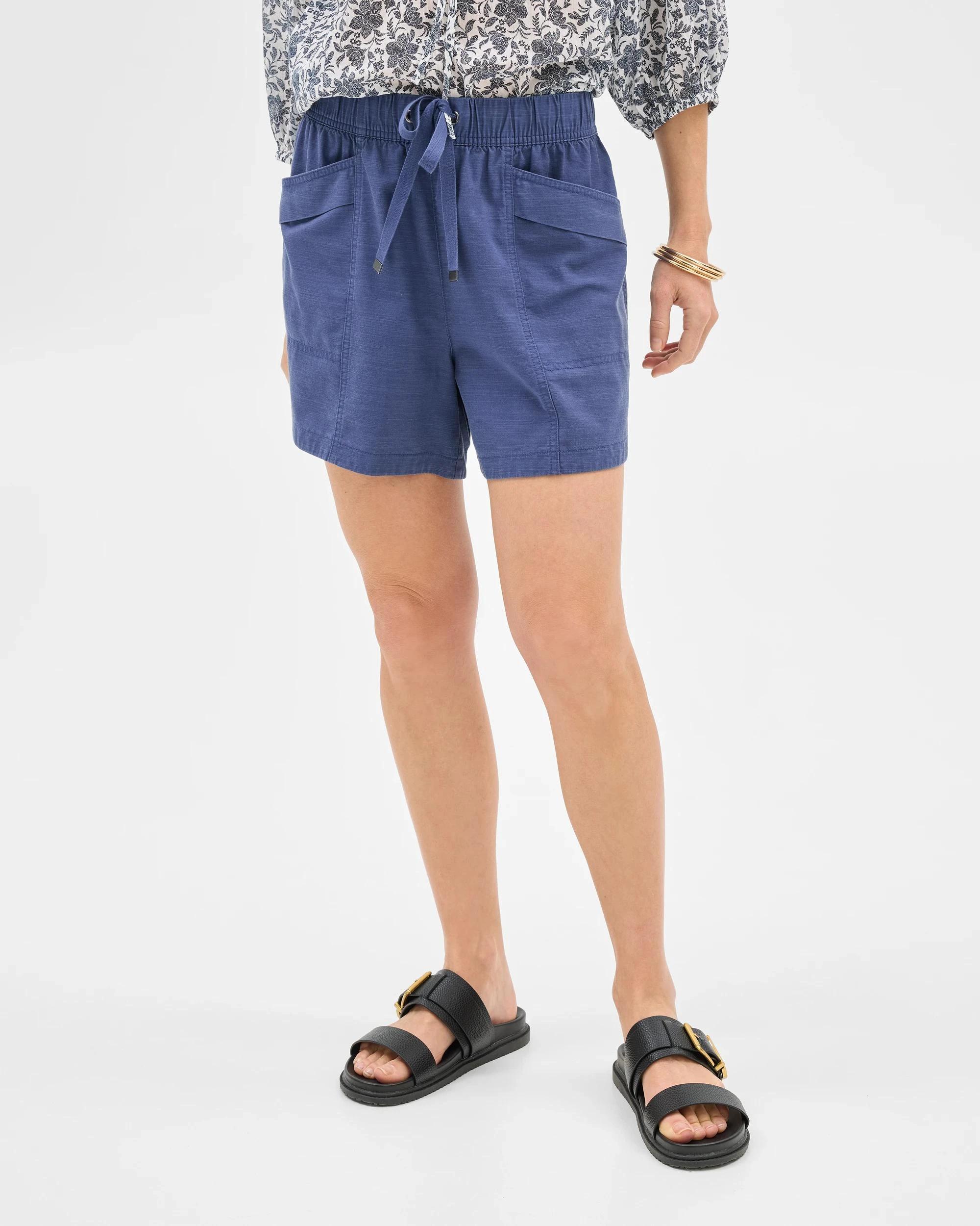 4 Target Slub Seam Detail Shorts INDIGO BLUE, 4 of 7