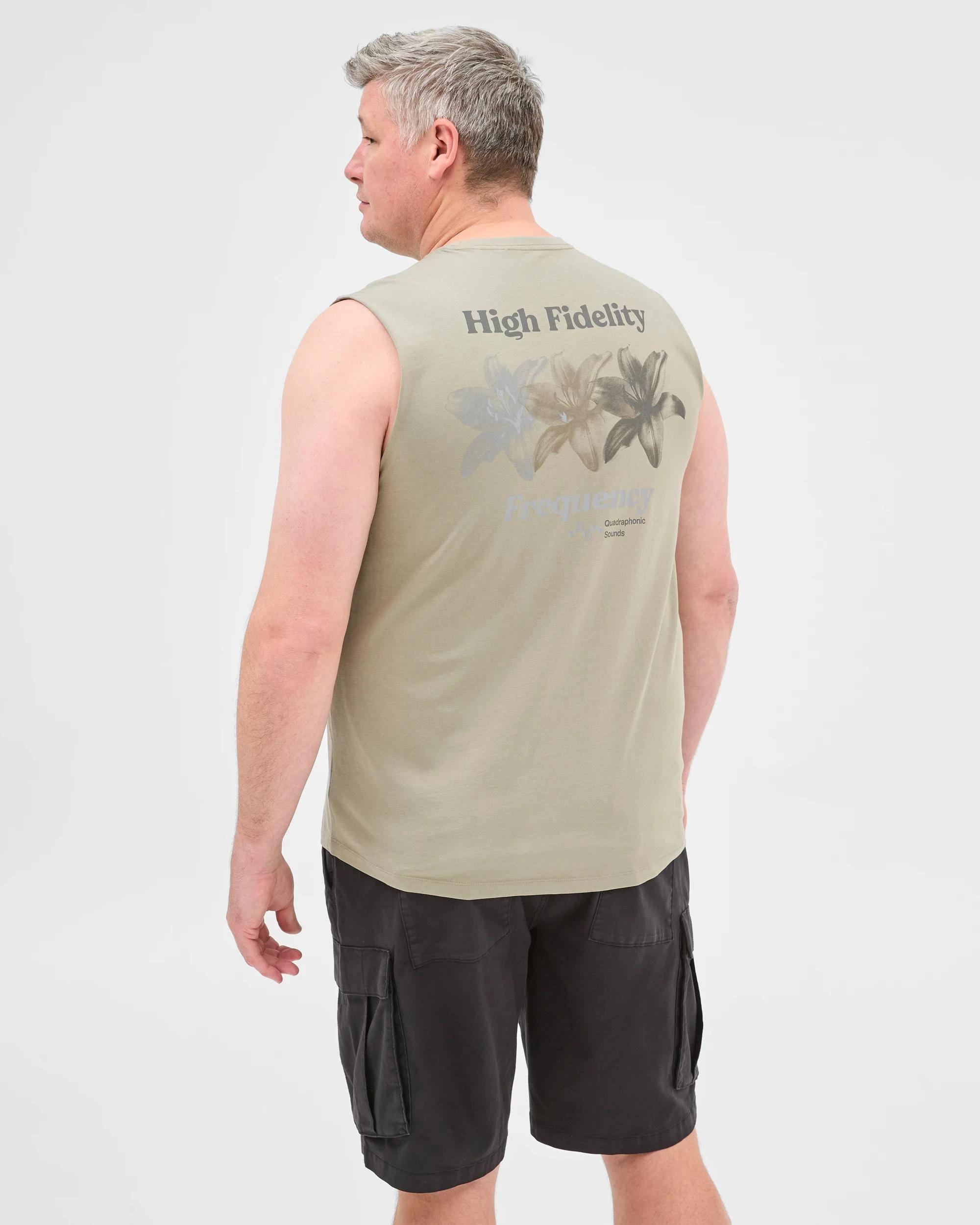 5 Target Man Plus Plus Size Australian Cotton Blend Tank Top PUTTY SOUND, 5 of 6