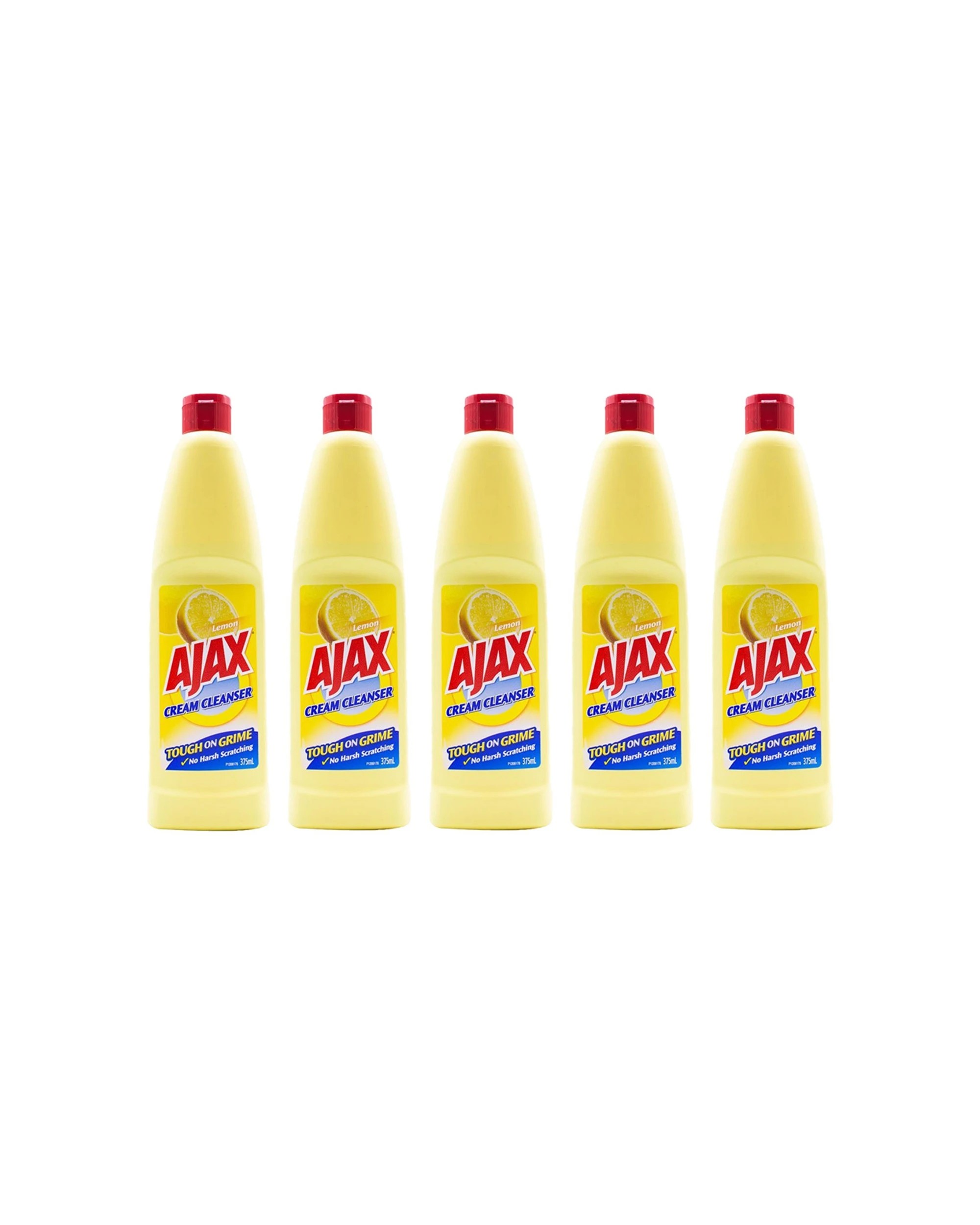 1 Ajax 5PK All Purpose Cream Cleanser 375ml Lemon Scent - Yellow, 1 of 3