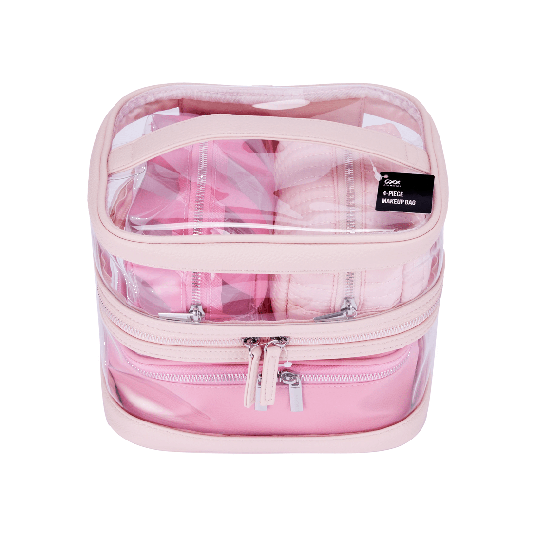 7 OXX Cosmetics 4 Piece Makeup Bag - Pink, 7 of 7