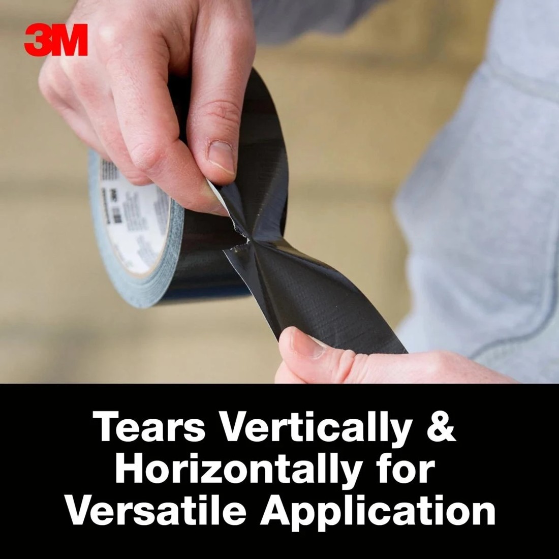 4 3M Multi Use Duct Tape - Black, 4 of 6