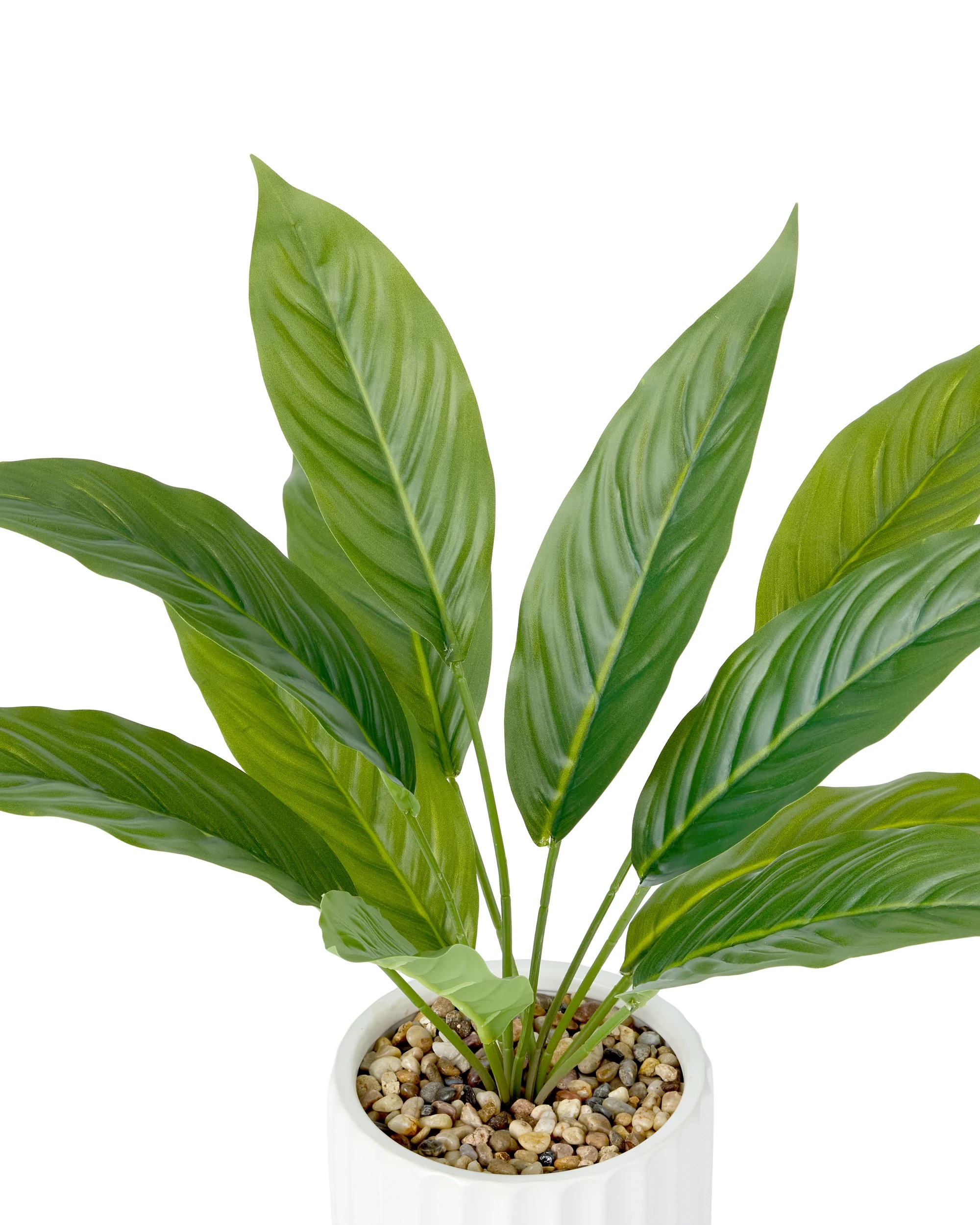 2 Artificial Philodendron Plant in Pot, 2 of 3