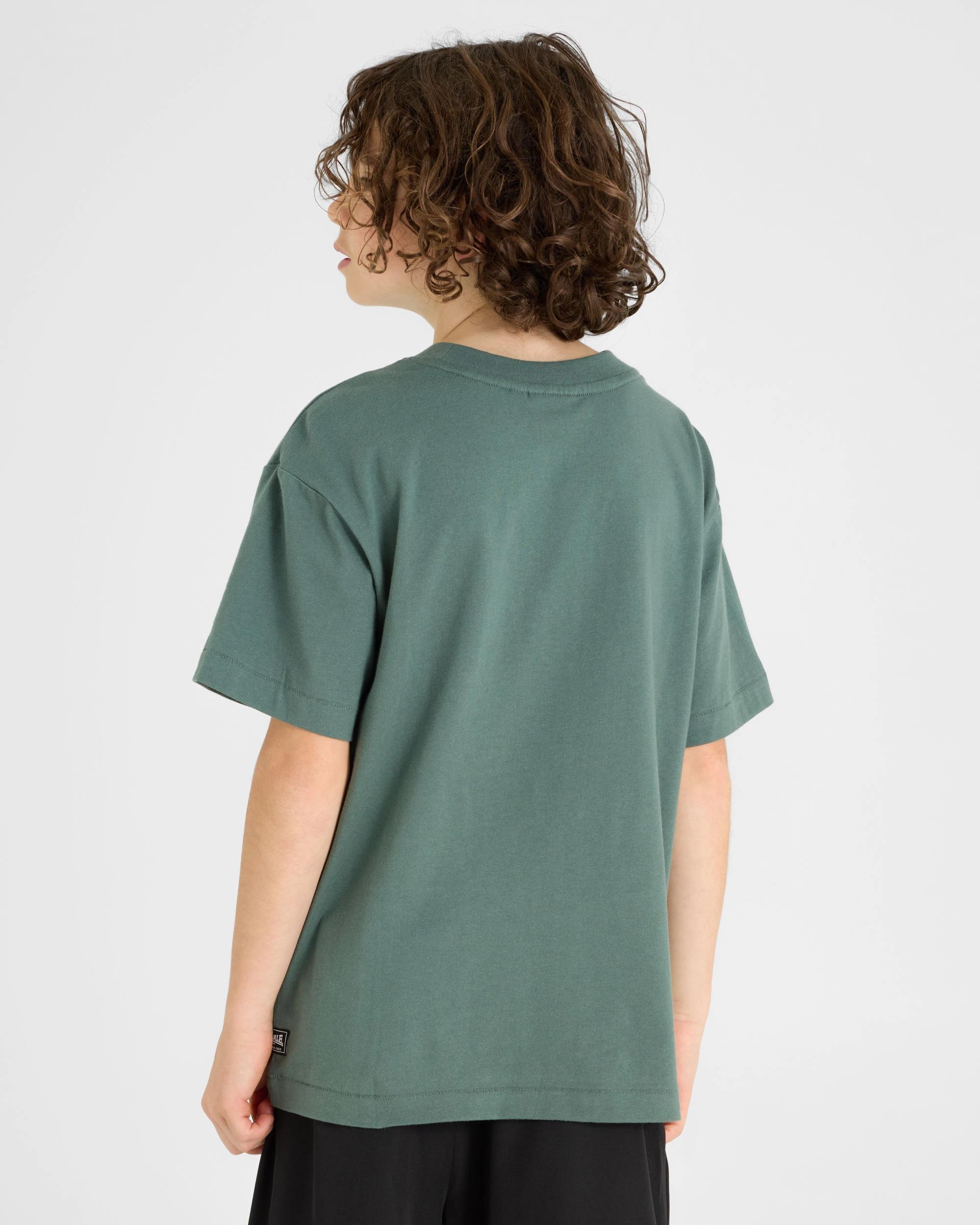 2 Lonsdale London Cotton T-Shirt GREEN, 2 of 5