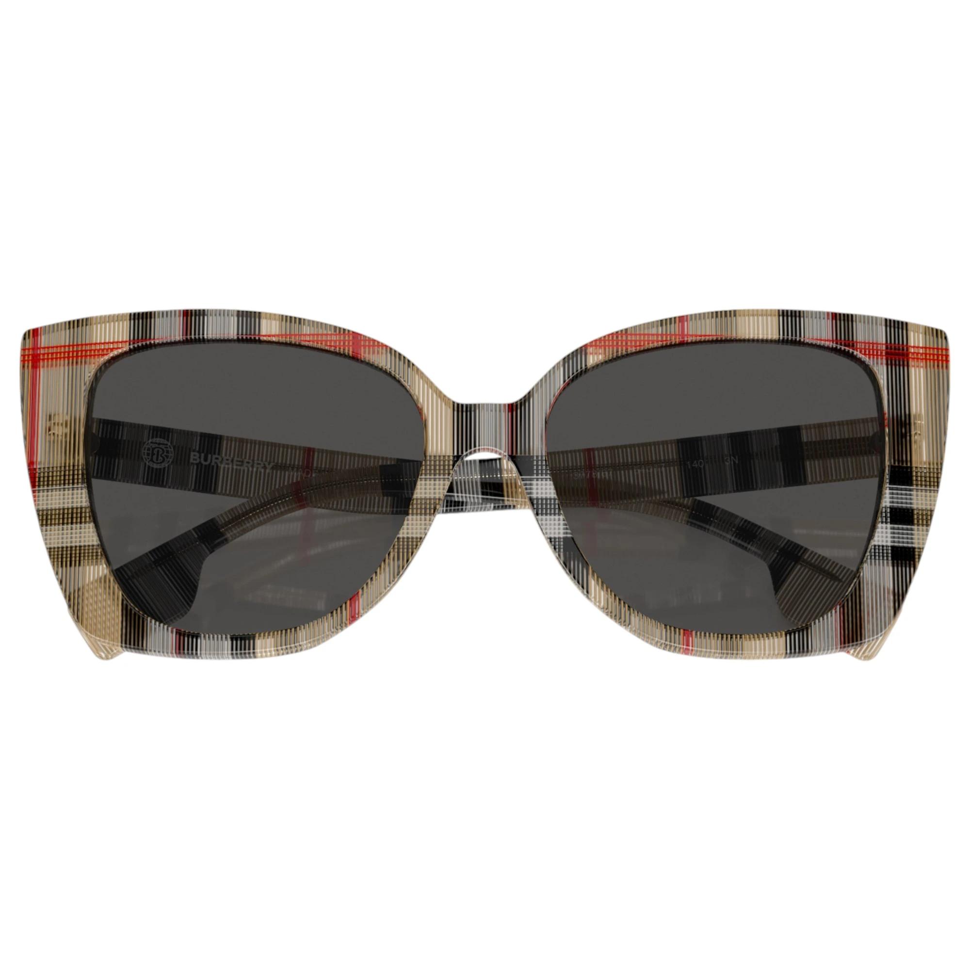 3 Burberry Womens Sunglasses Meryl BE4393 Vintage Check/ Dark Grey Sunnies VINTAGE CHECK/DARK GREY, 3 of 5