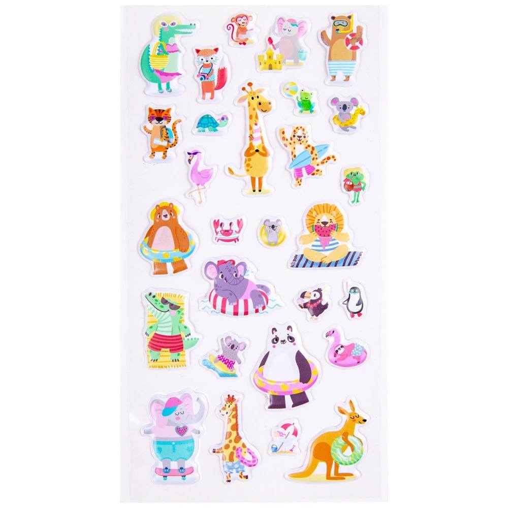2 Learning Can Be Fun Beach Buddies Puffy Stickers, 2 of 3