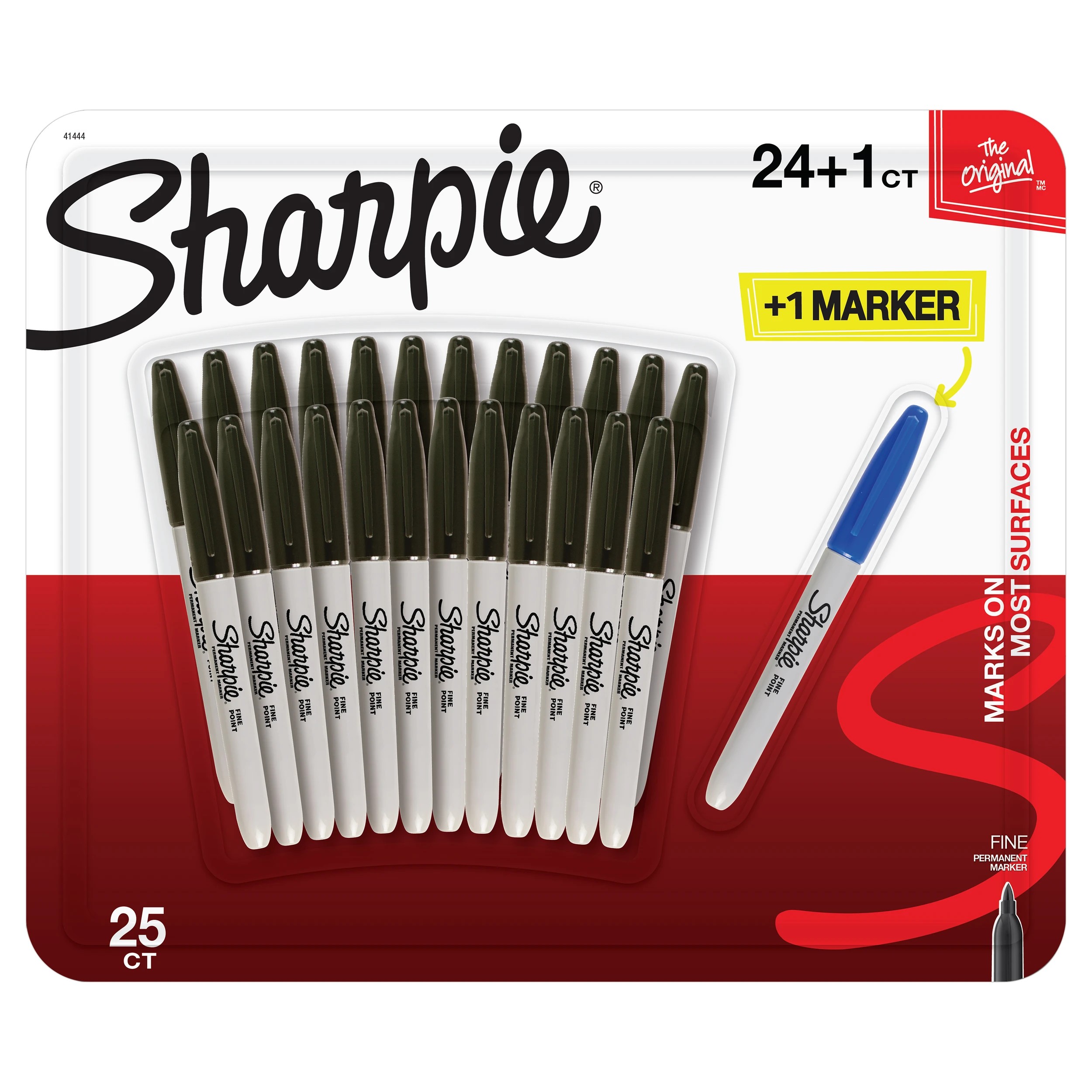 1 25 Pack The Original Sharpie Fine Permanent Markers, 1 of 10