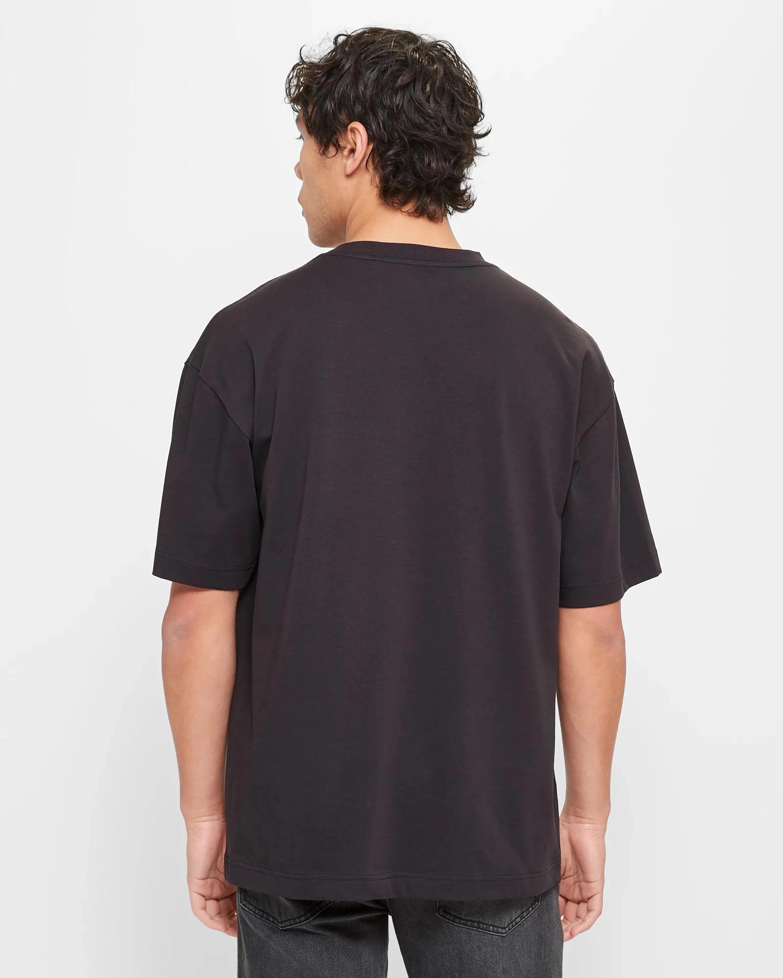 4 Commons Heavy Oversized T-Shirt BLACK, 4 of 5