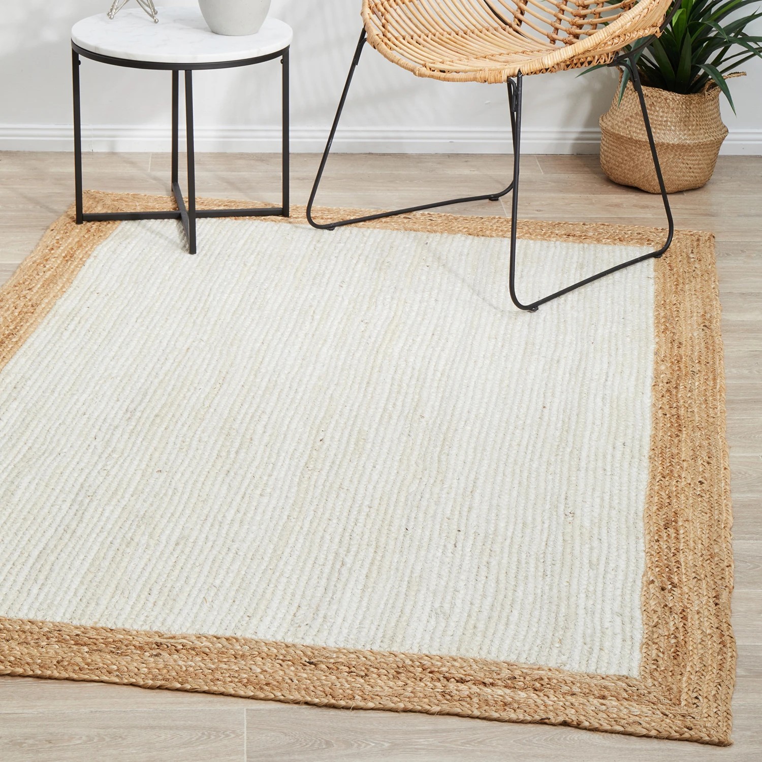 4 Common Ground Rugs Noosa 333 320x230cm - Extra Large Hand Braided Jute Floor Rug - Natural, 4 of 8