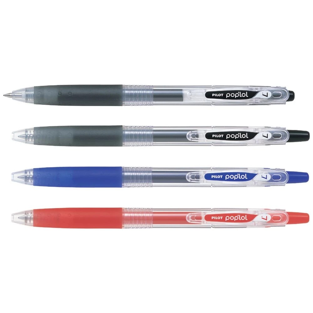 3 PILOT pop'lol Retractable Gel Pen 0.7mm Assorted 4Pk, 3 of 5