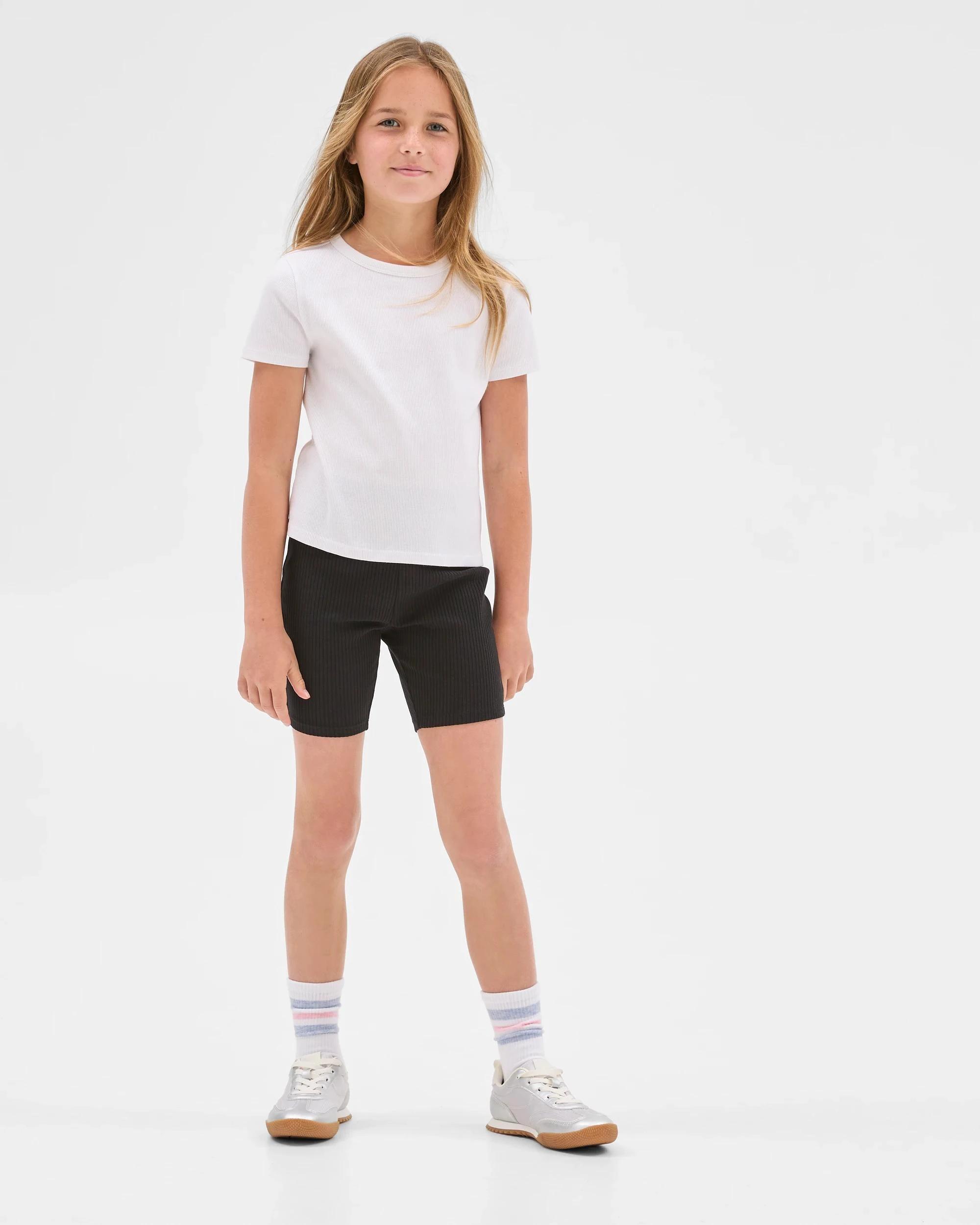 2 Target Australian Cotton Rib Bike Short BLACK, 2 of 7