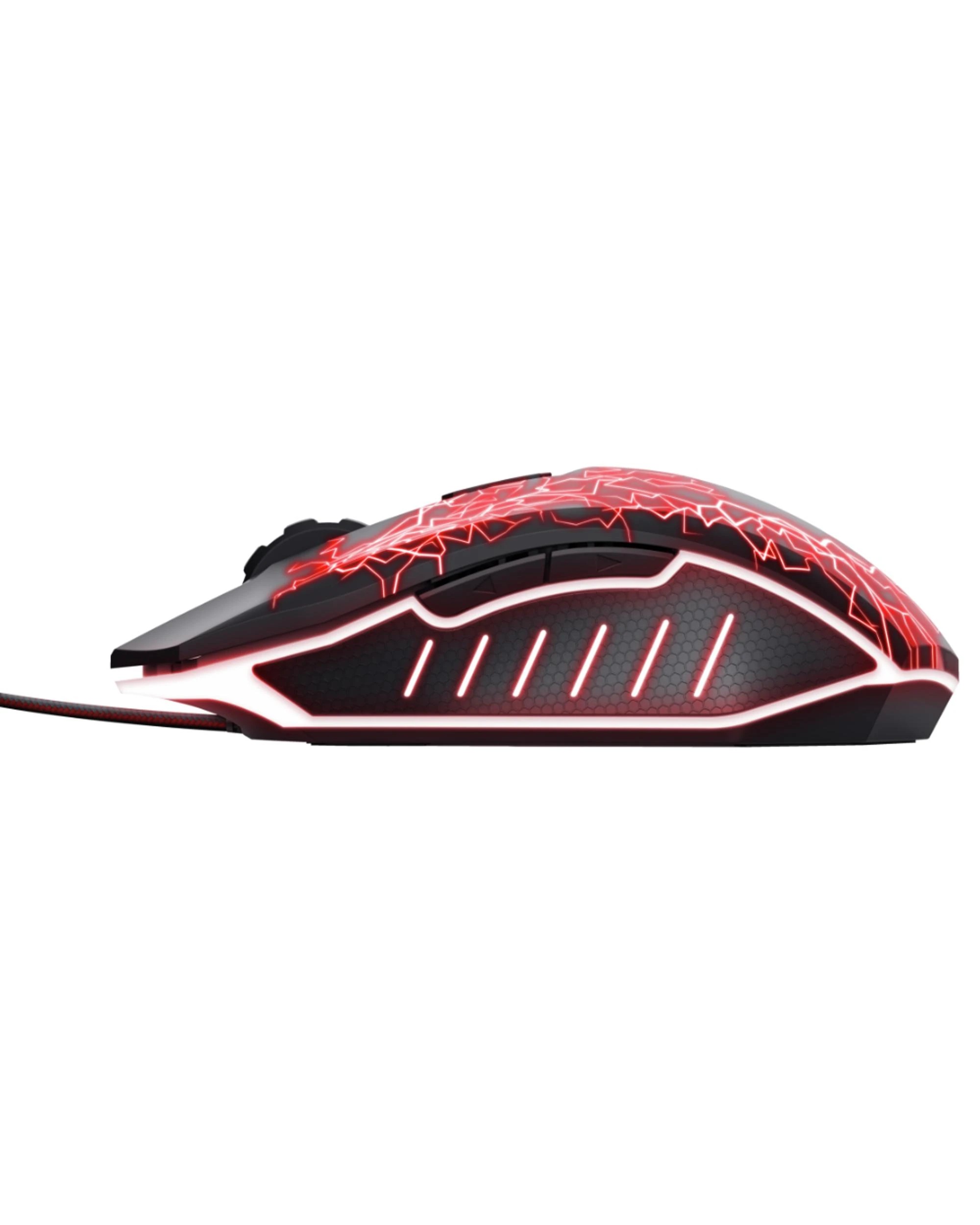 3 Trust GXT105X Izza Wired RGB Gaming Mouse - Black, 3 of 9