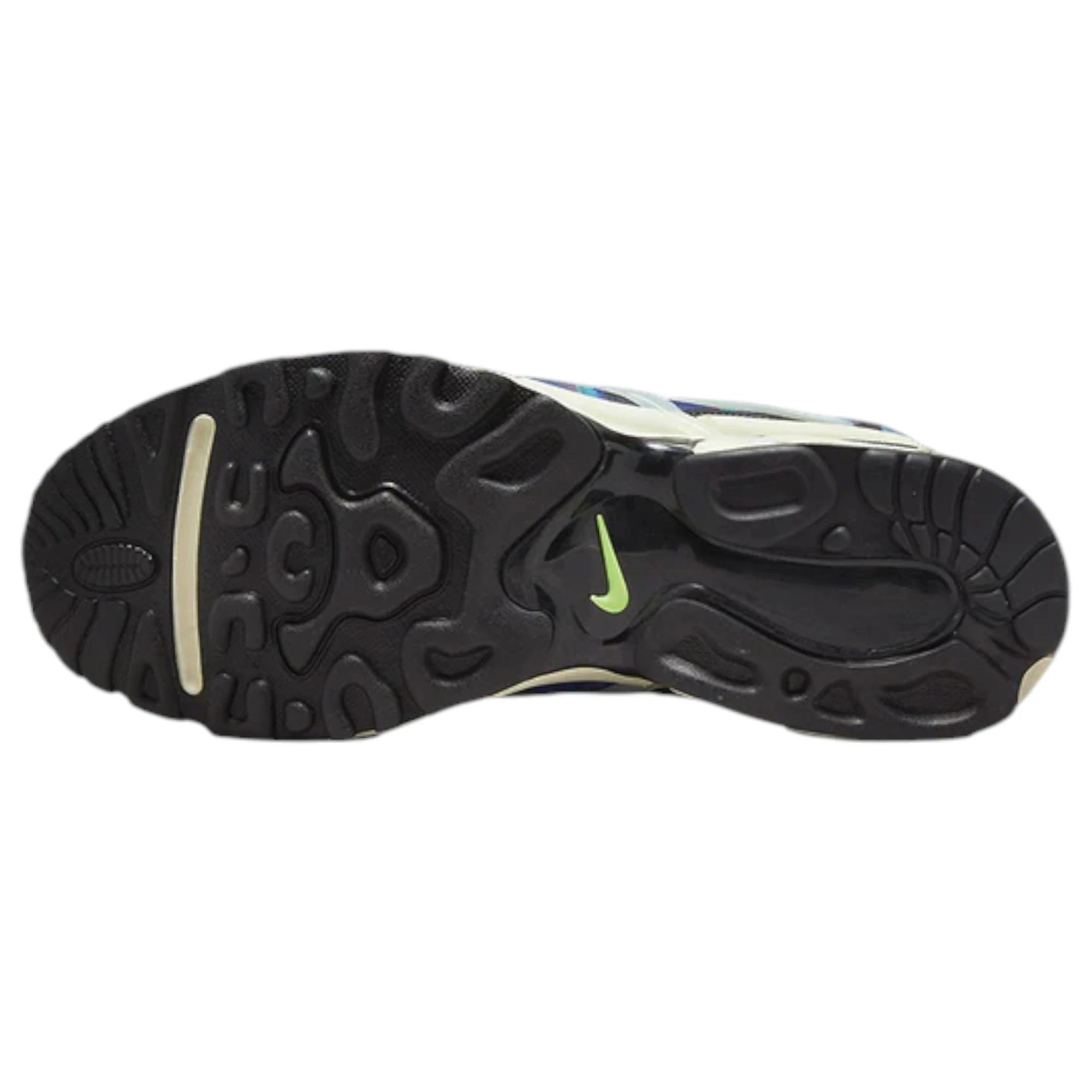1 Nike Mens Air Kukini Game Pixel Black/ Blue Multicoloured Shoes PIXEL BLACK/ BLUE, 1 of 6