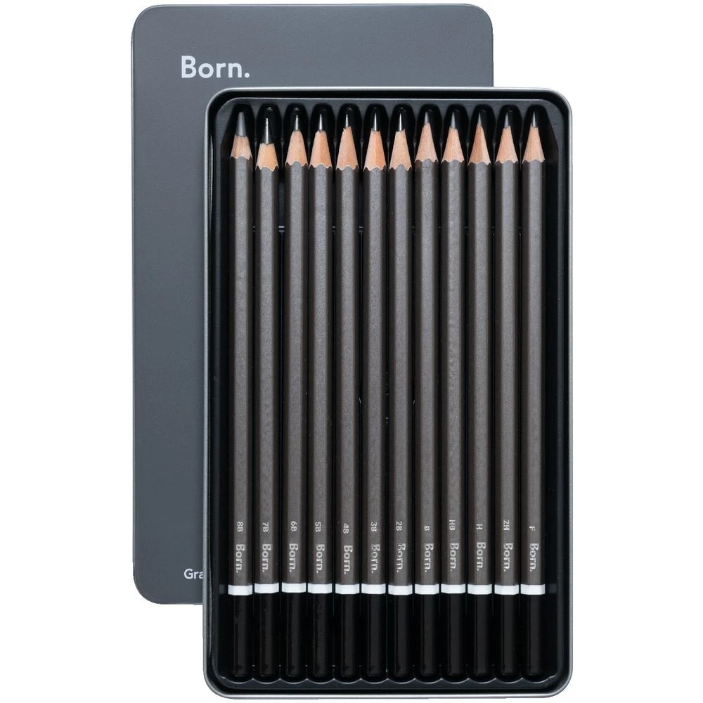 2 Born Sketch Graphite Set 12 Piece, 2 of 5