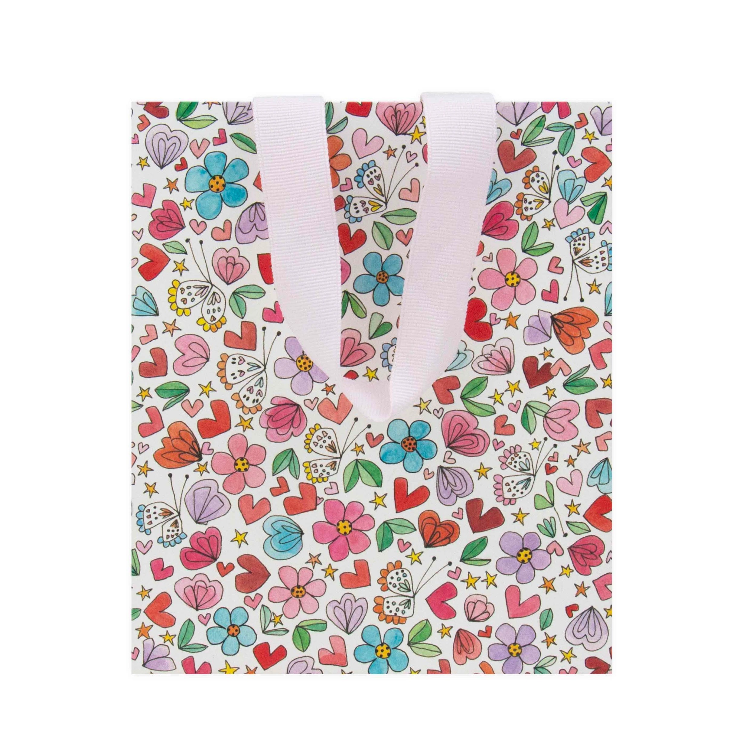3 Hallmark Floral Gift Bag - Small, 3 of 3