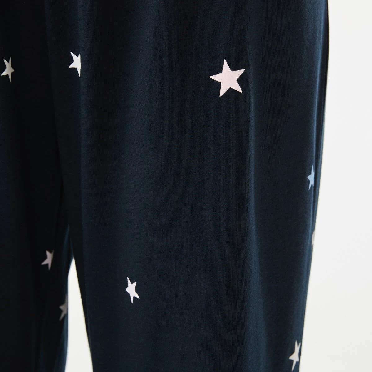 5 Printed Knit Pants Navy Star, 5 of 5