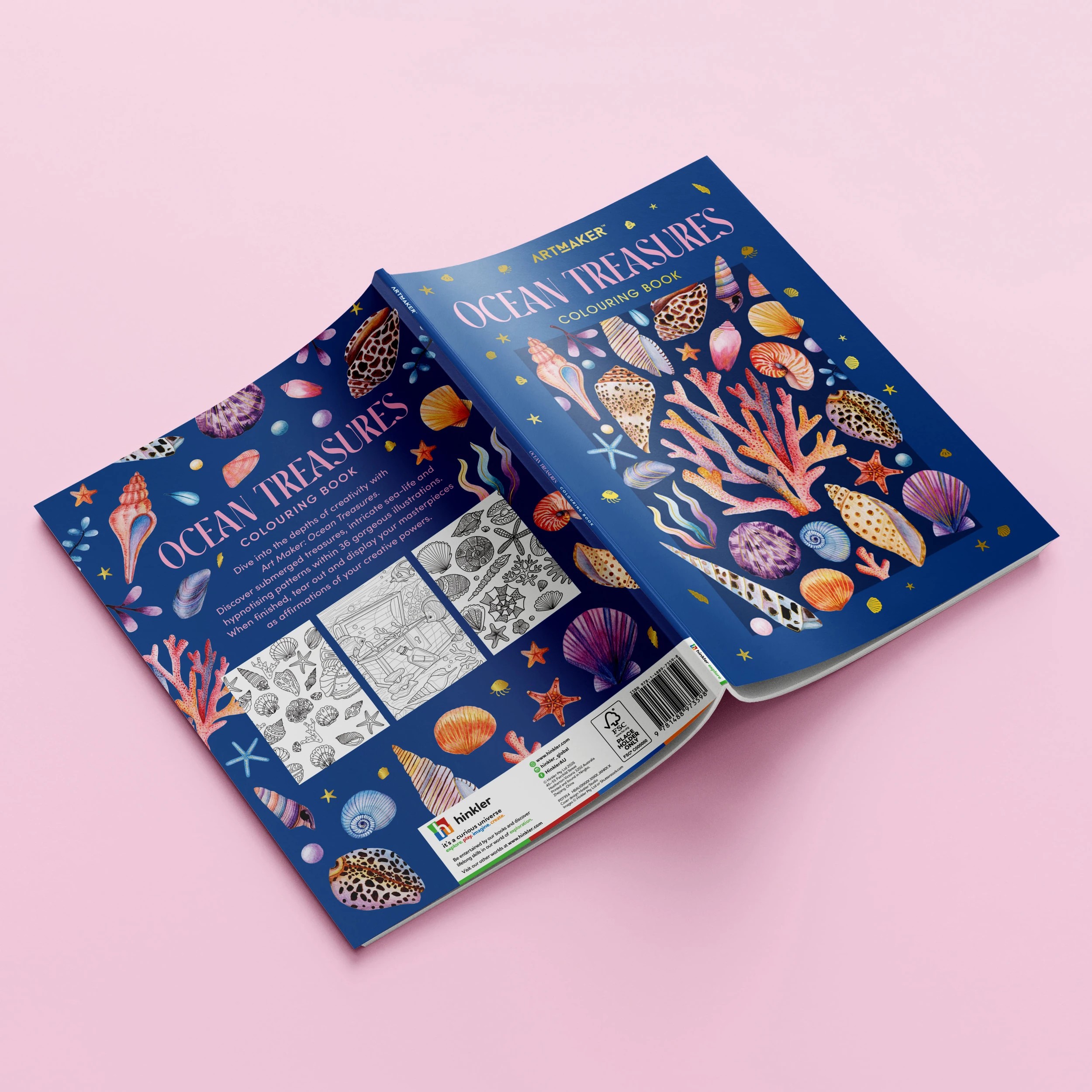 5 Art Maker Ocean Treasures Colouring Book, 5 of 5