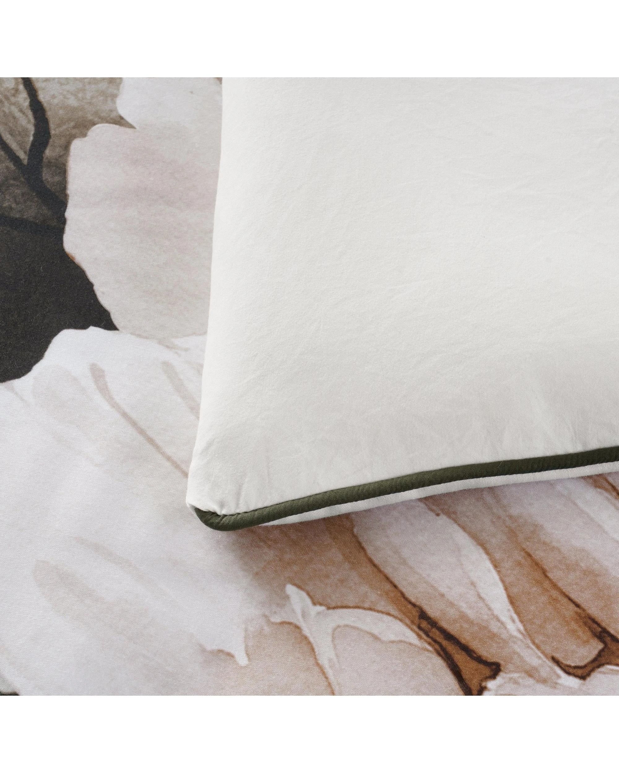 4 Bianca Somerset Double Cotton Sateen Quilt Cover Pillowcase Set Floral - White, 4 of 4