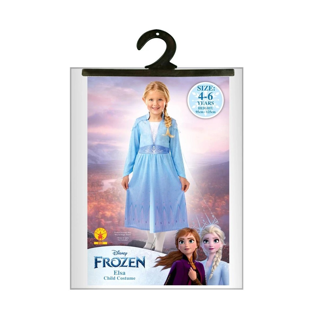 5 Disney Frozen Elsa Child Costume - Ages 4-6, 5 of 5