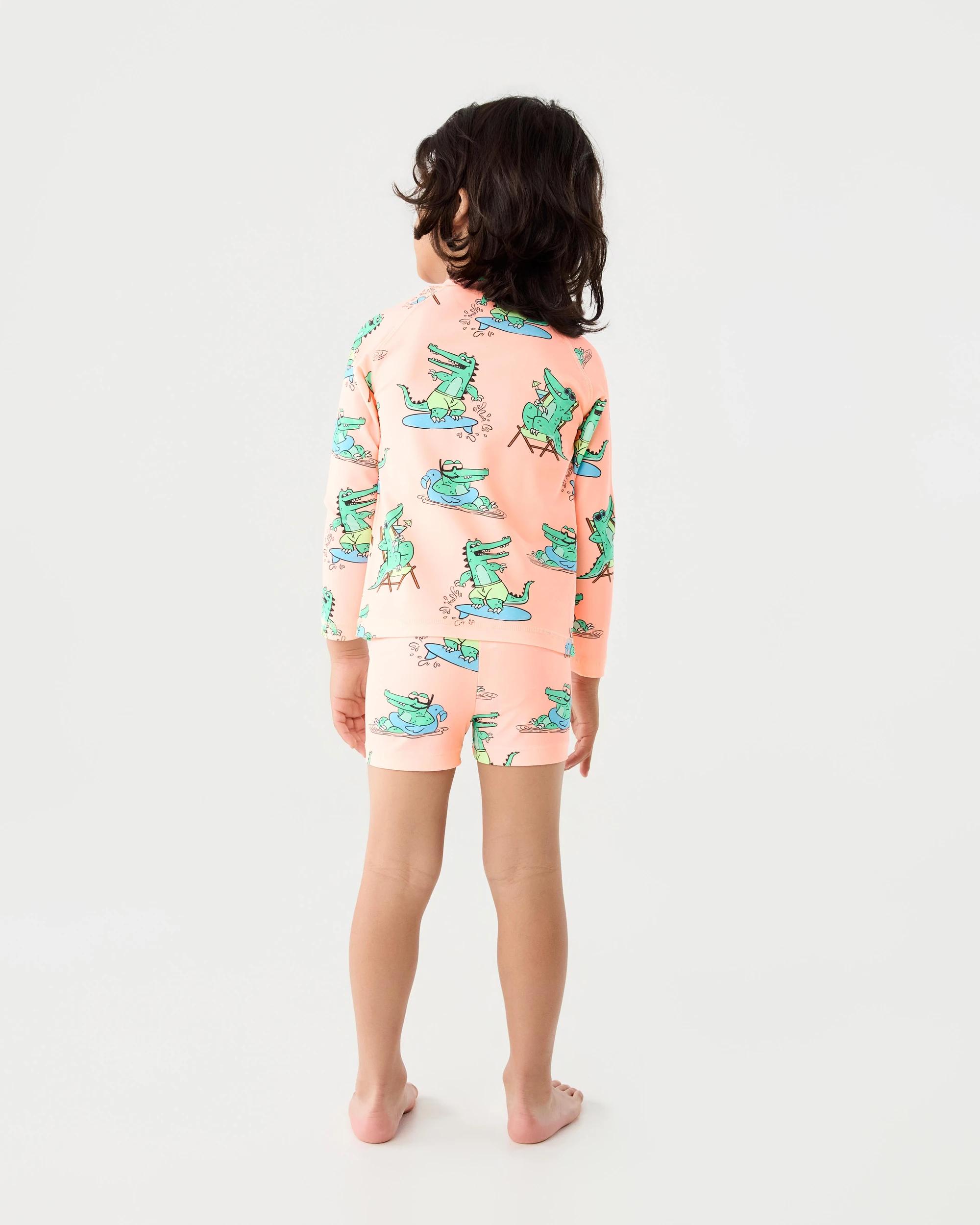 8 Long Sleeve Swim Set Org Crocs, 8 of 8