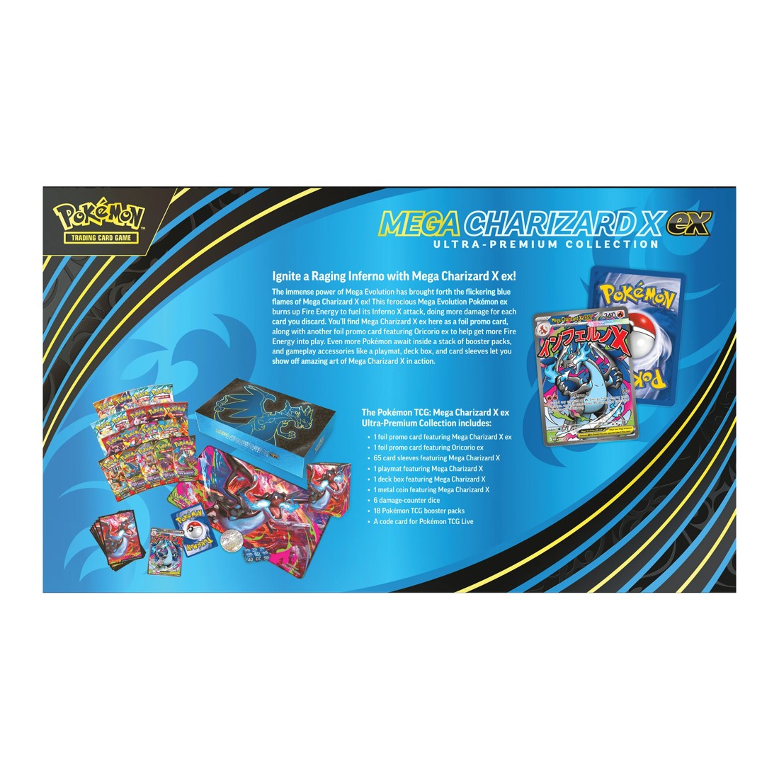 3 Pokemon Trading Card Game: Mega Charizard X ex Ultra-Premium Collection, 3 of 6