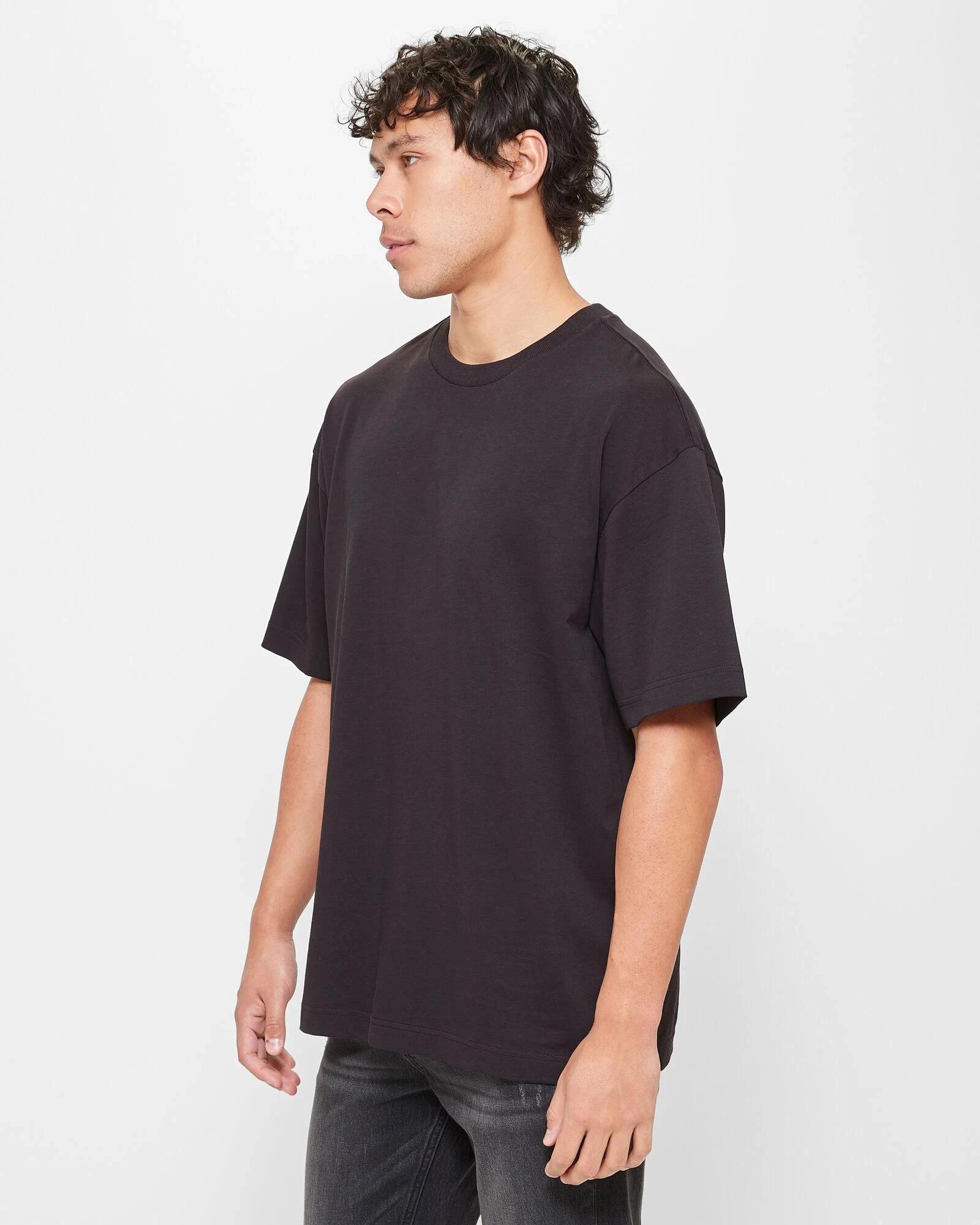 3 Heavy Core Oversized T-Shirt - Commons BLACK, 3 of 5