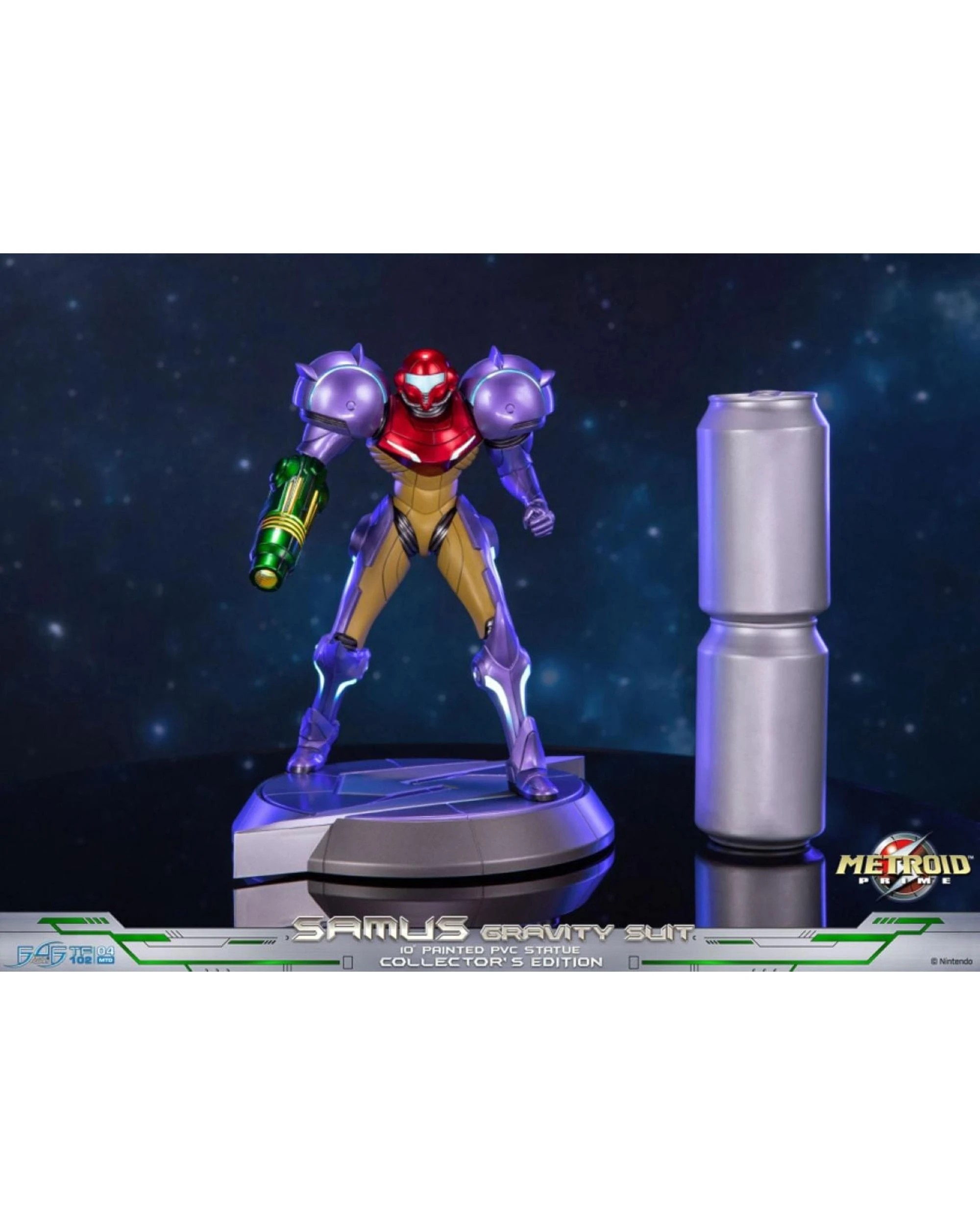 9 Metroid Prime Samus Gravity Suit PVC Statue Collector's Edition, 9 of 10