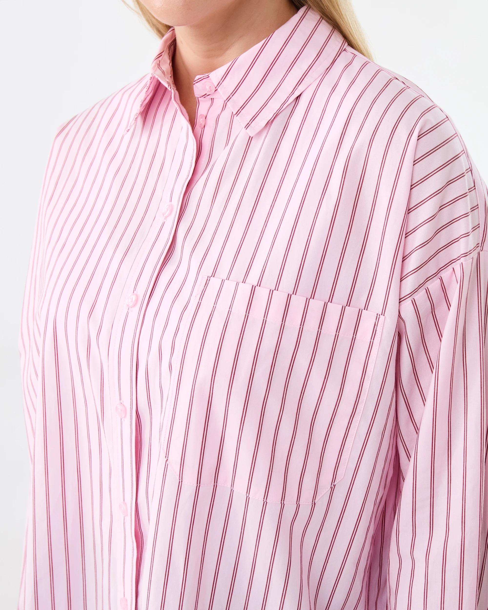 8 Long Sleeve Oversized Stripe Shirt Balle Strp, 8 of 10