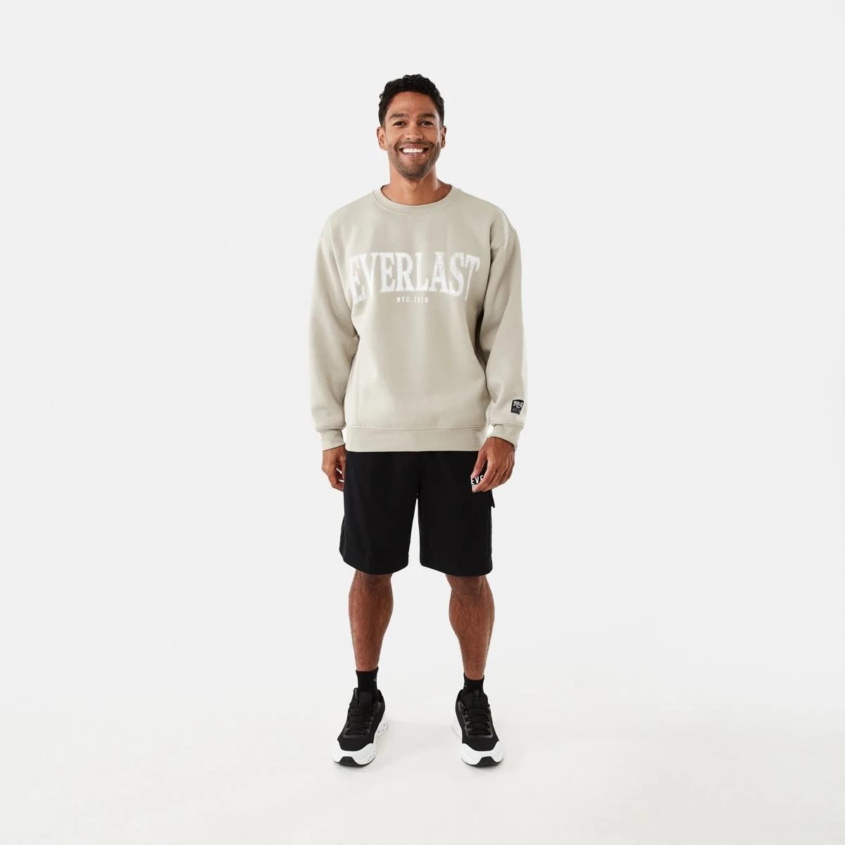 8 Everlast Mens Oversized Sweatshirt Bone, 8 of 8