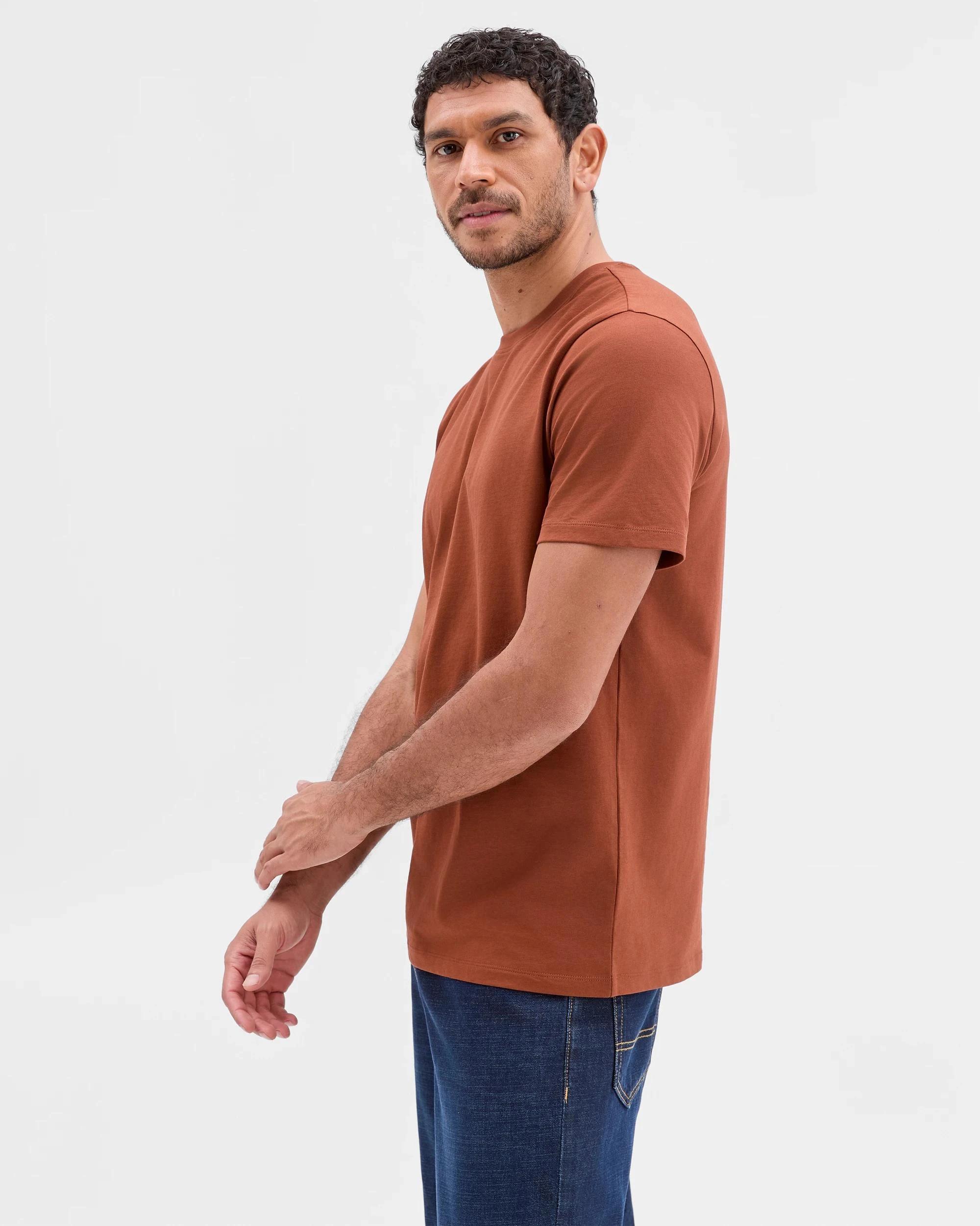 6 Target Australian Cotton T-Shirt RUST, 6 of 6