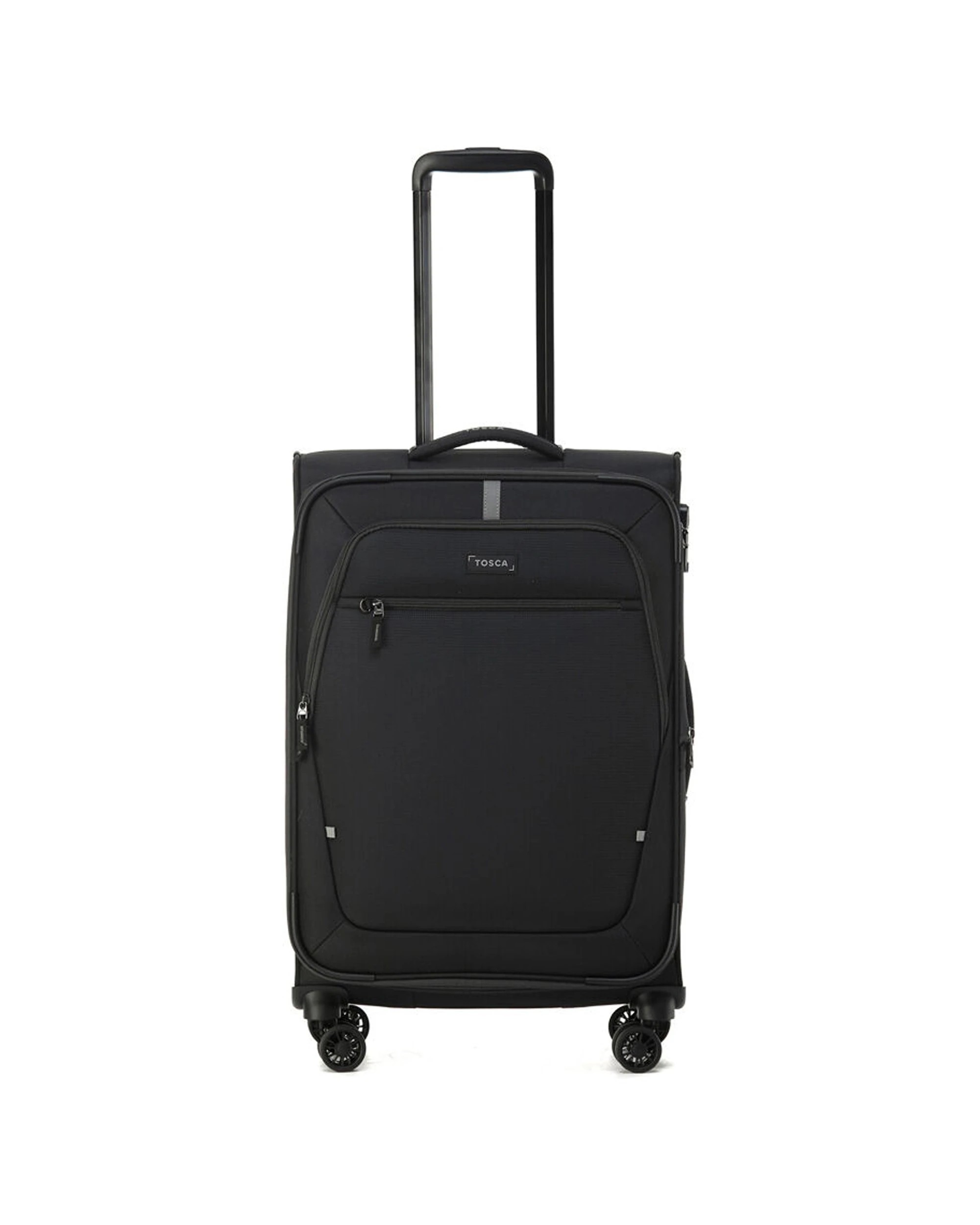 1 Tosca Luna Lite Soft Case Carry On Travelling Suitcase Small - Multi, 1 of 4