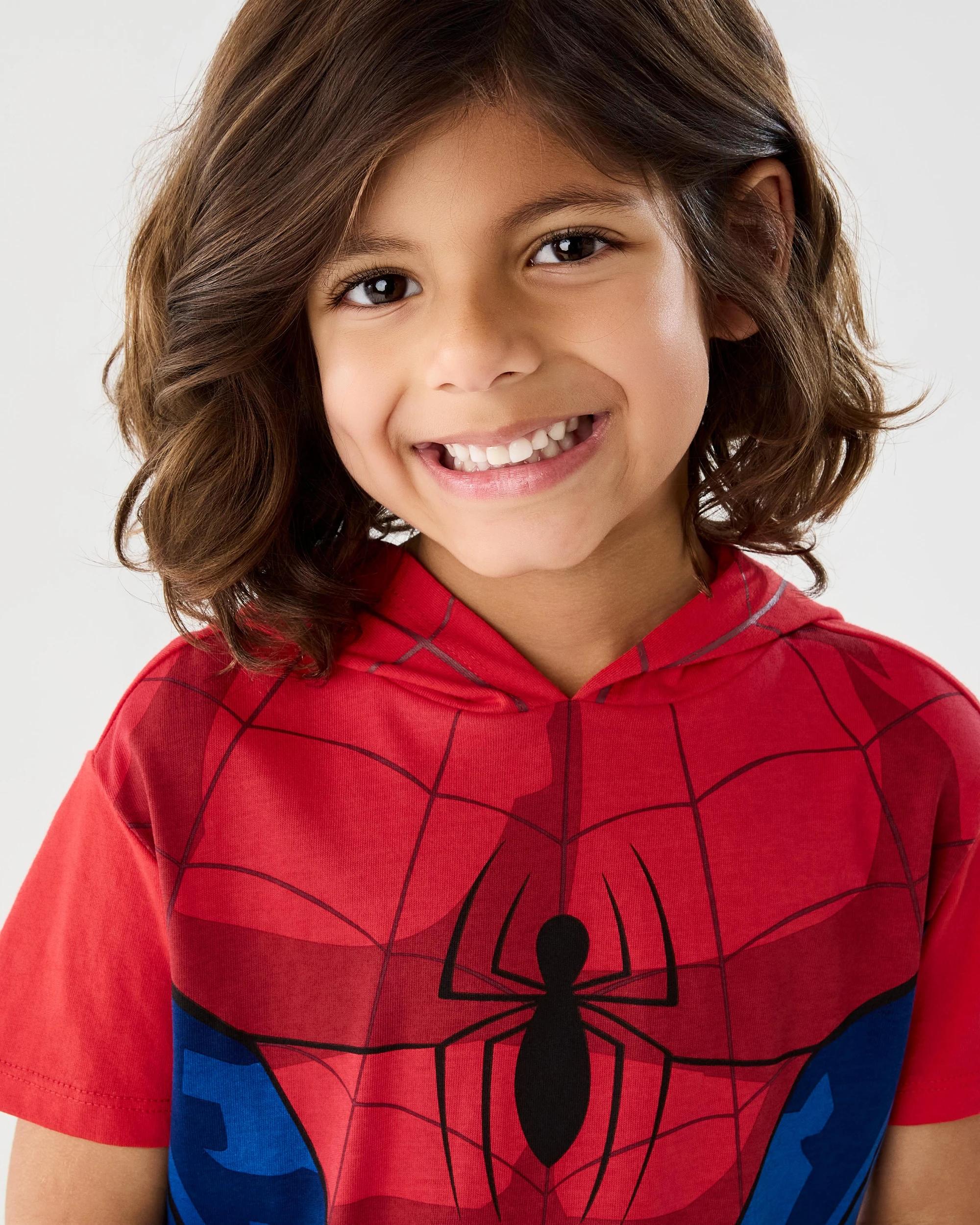 4 Spider-Man License Character Hooded T-shirt Spiderman, 4 of 8