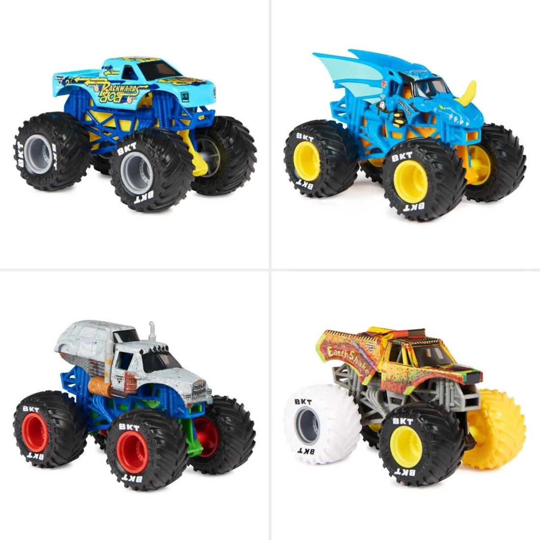 3 Monster Jam 1:64 Die Cast Truck - Assorted, 3 of 8