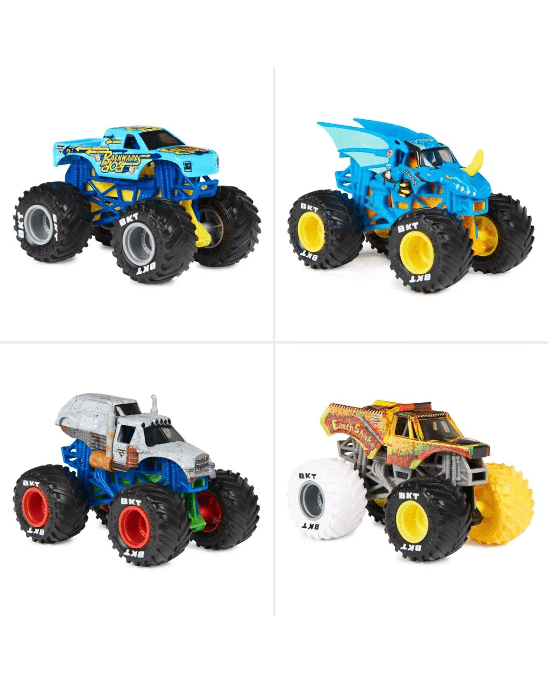 3 Monster Jam 1:64 Die Cast Truck - Assorted, 3 of 8