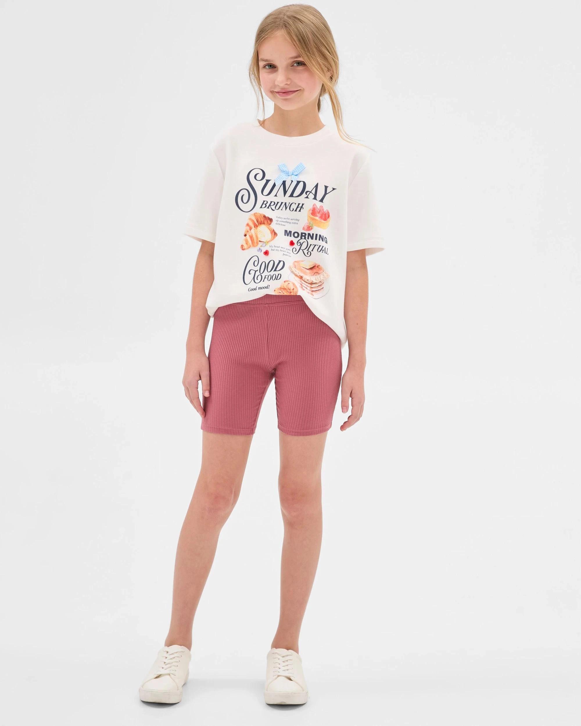 3 Target Kids Scuba Longline T-Shirt CLOUD DANCER, 3 of 4