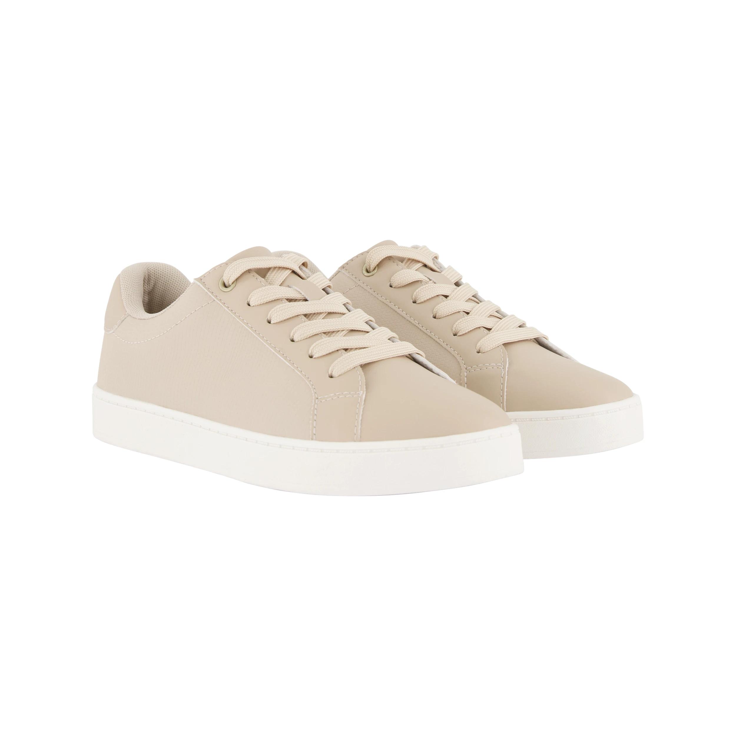2 PU Texture Sneakers STONE BEIGE, 2 of 5