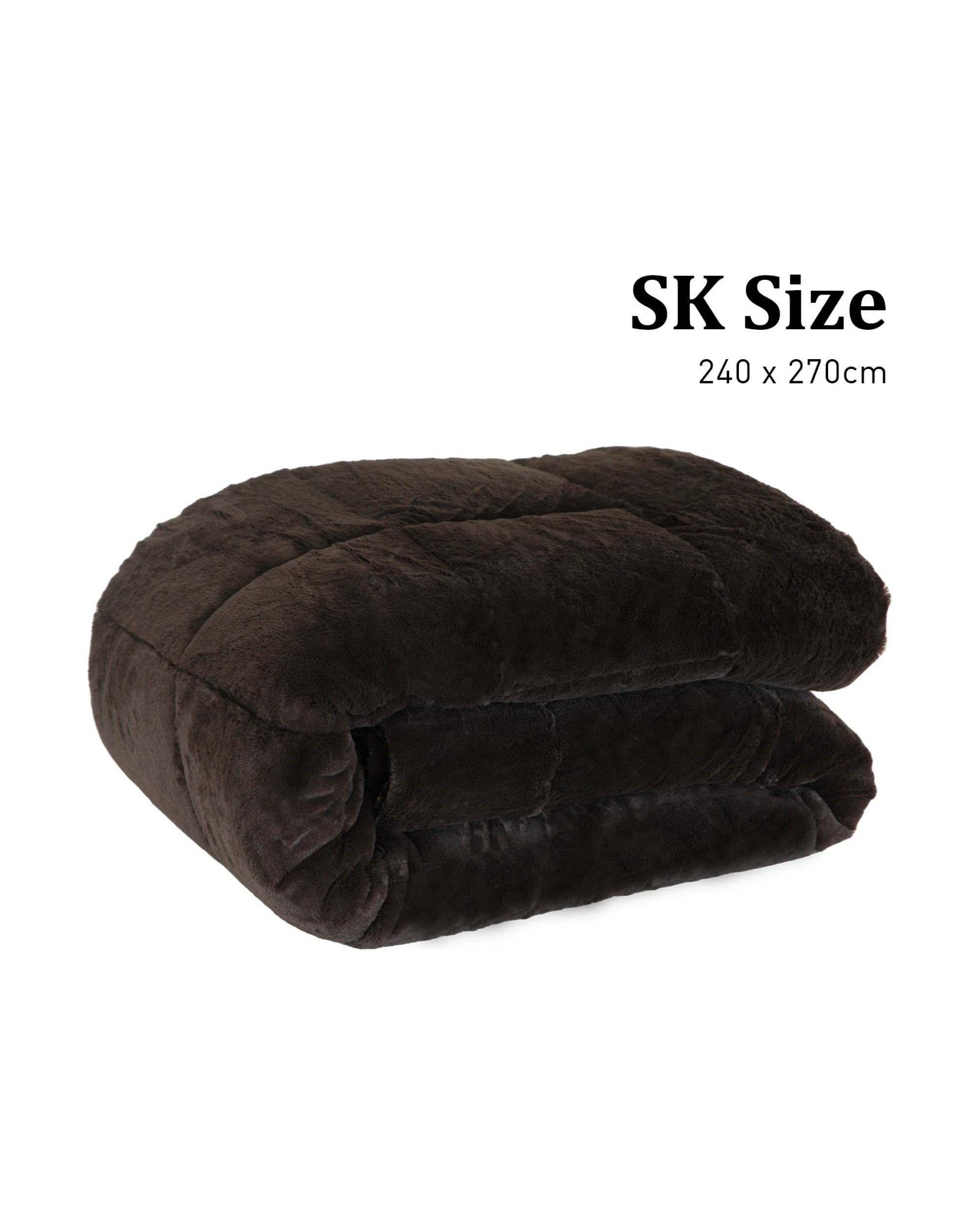 3 Laura Hill Faux Mink Comforter Quilt Doona Duvet 600gsm
 - Super King Bed, 3 of 9