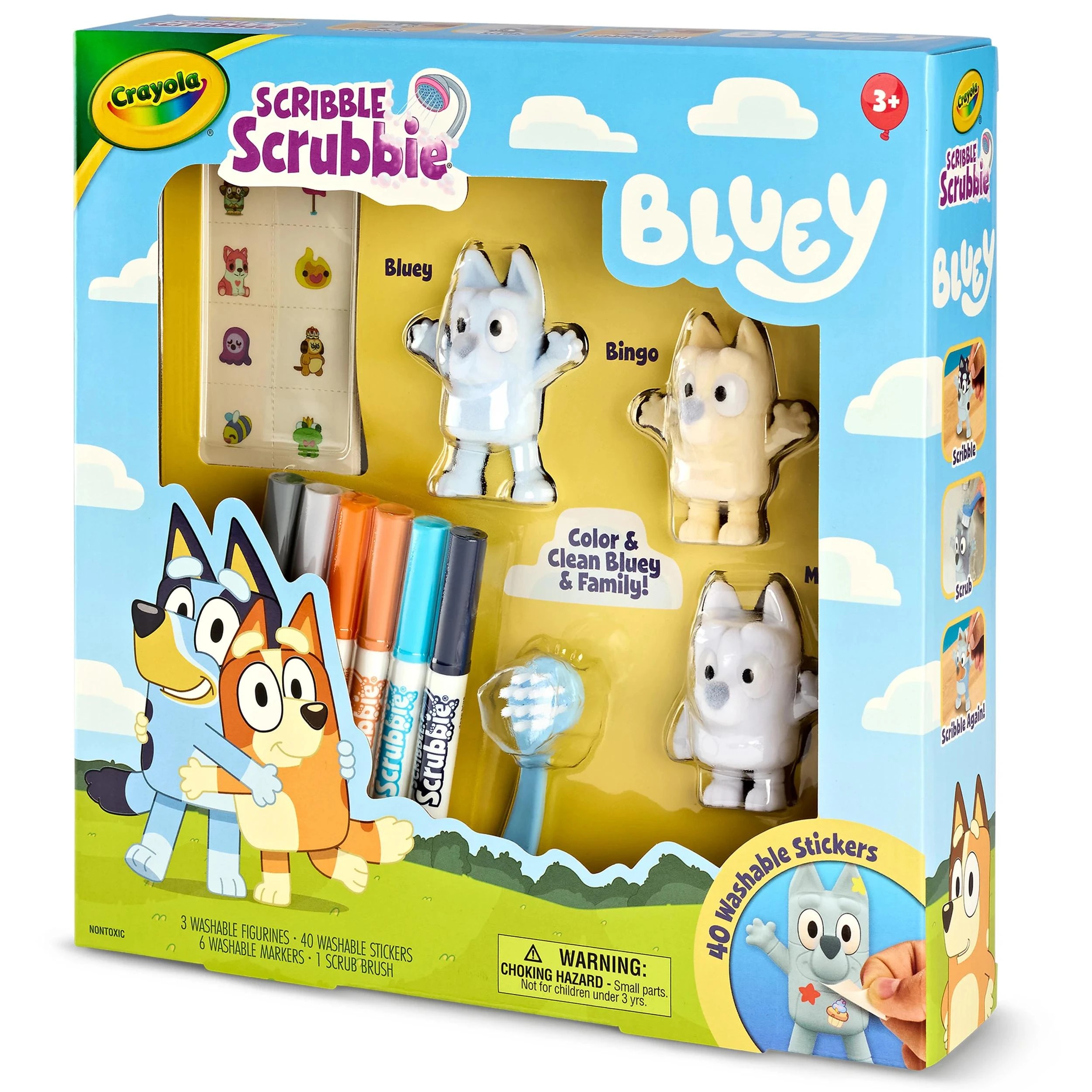 4 Crayola Bluey Scribble Scrubbie Playset, 4 of 8