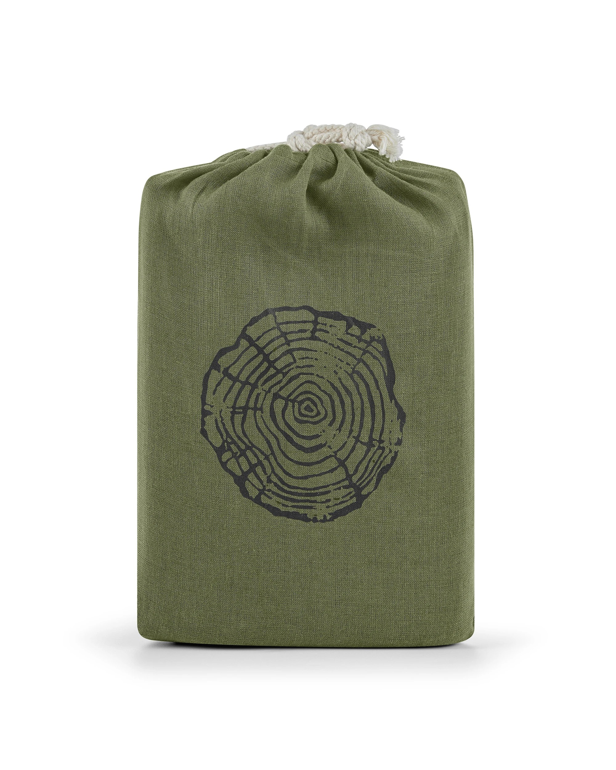 5 Natural Home 100% European Flax Linen Standard Pillowcase Twin Pack - Hunter, 5 of 5