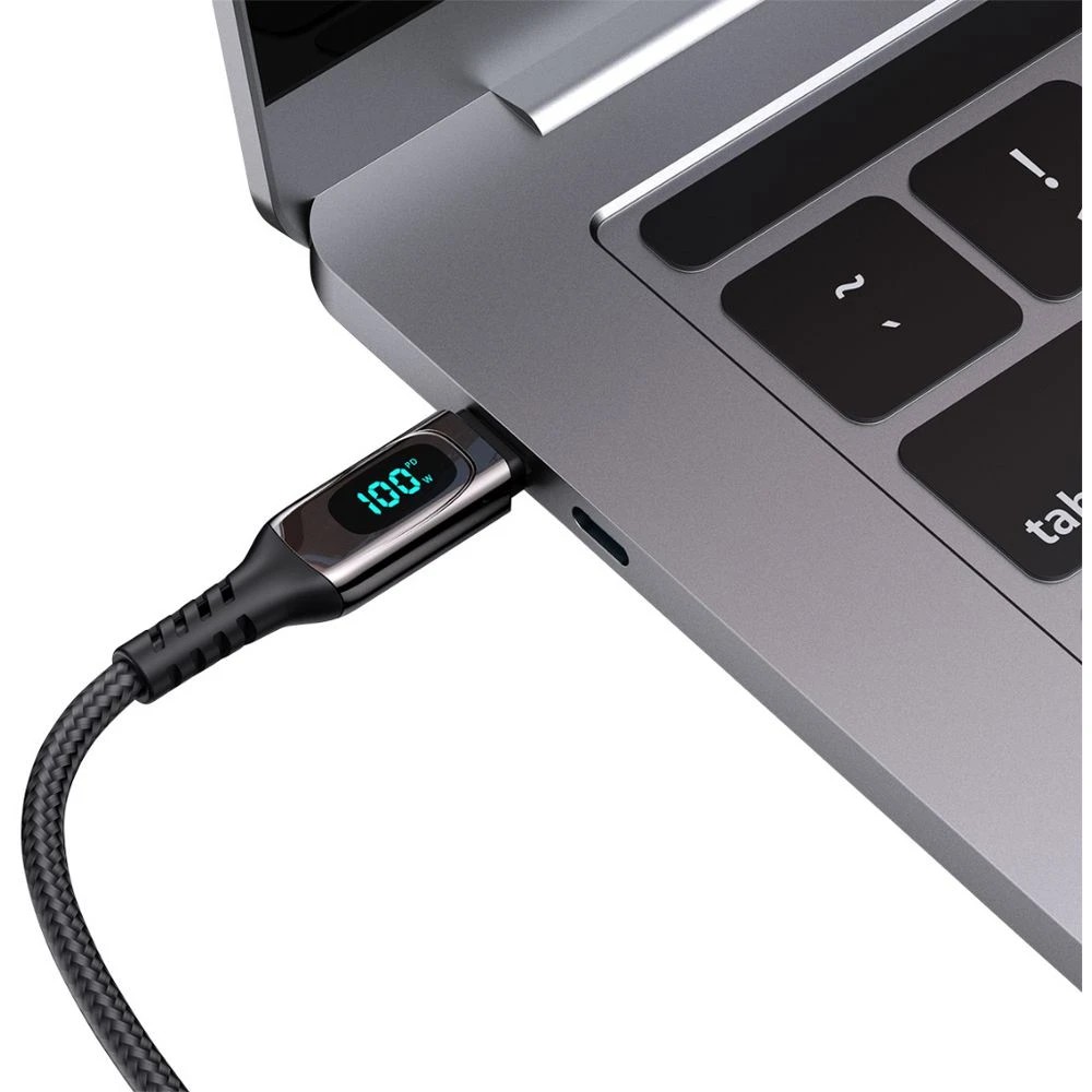 4 Comsol USB-C to USB-C LED Display Cable 2m, 4 of 5