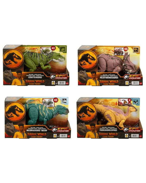 Jurassic World Epic Evolution Wild Roar Dinosaur Figure - Assorted