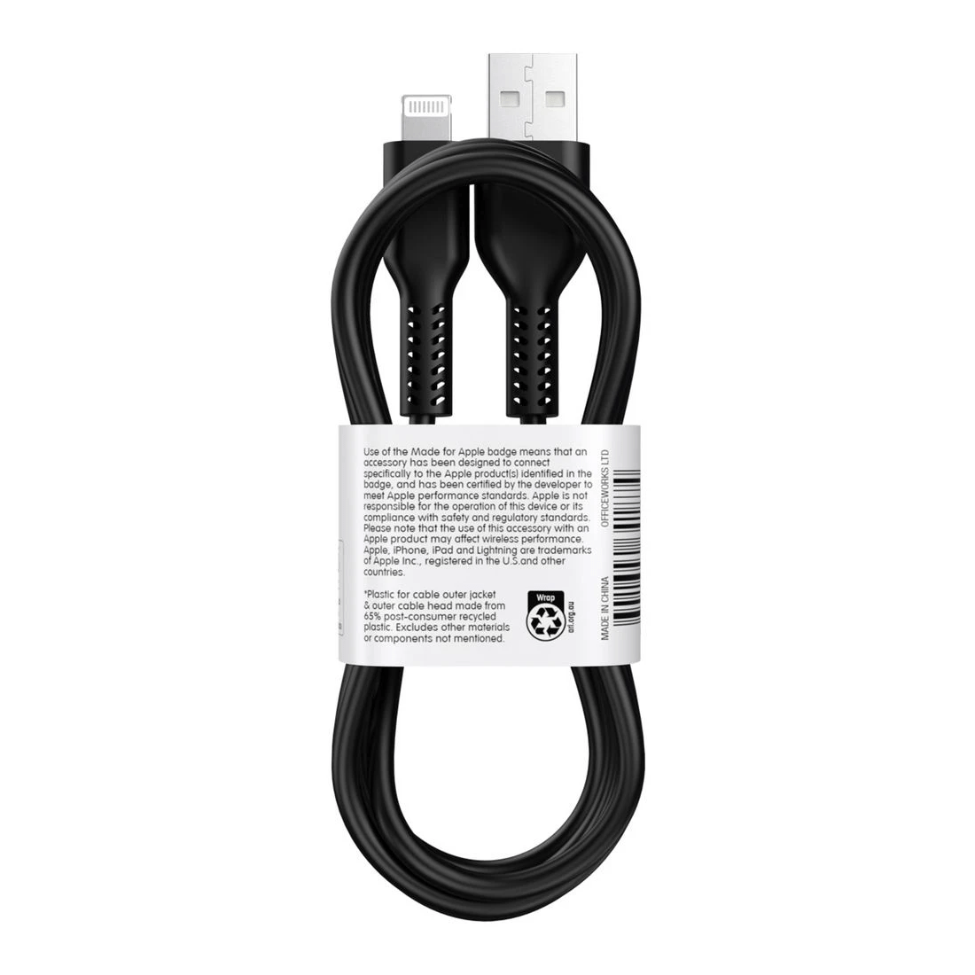 5 Keji USB-A to Lightning Cable 2m Black, 5 of 5