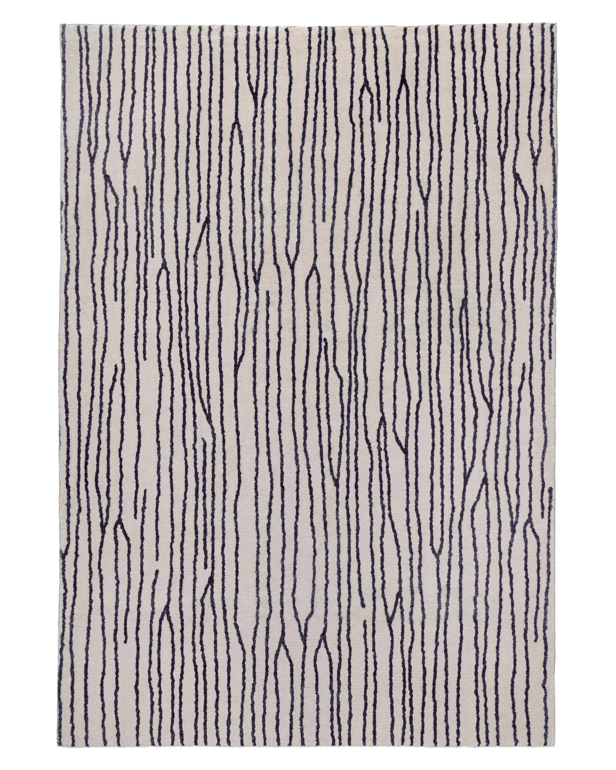 1 Loopsie Wana Stripe Washable Rug-180cm x 120cm - Beige, 1 of 6