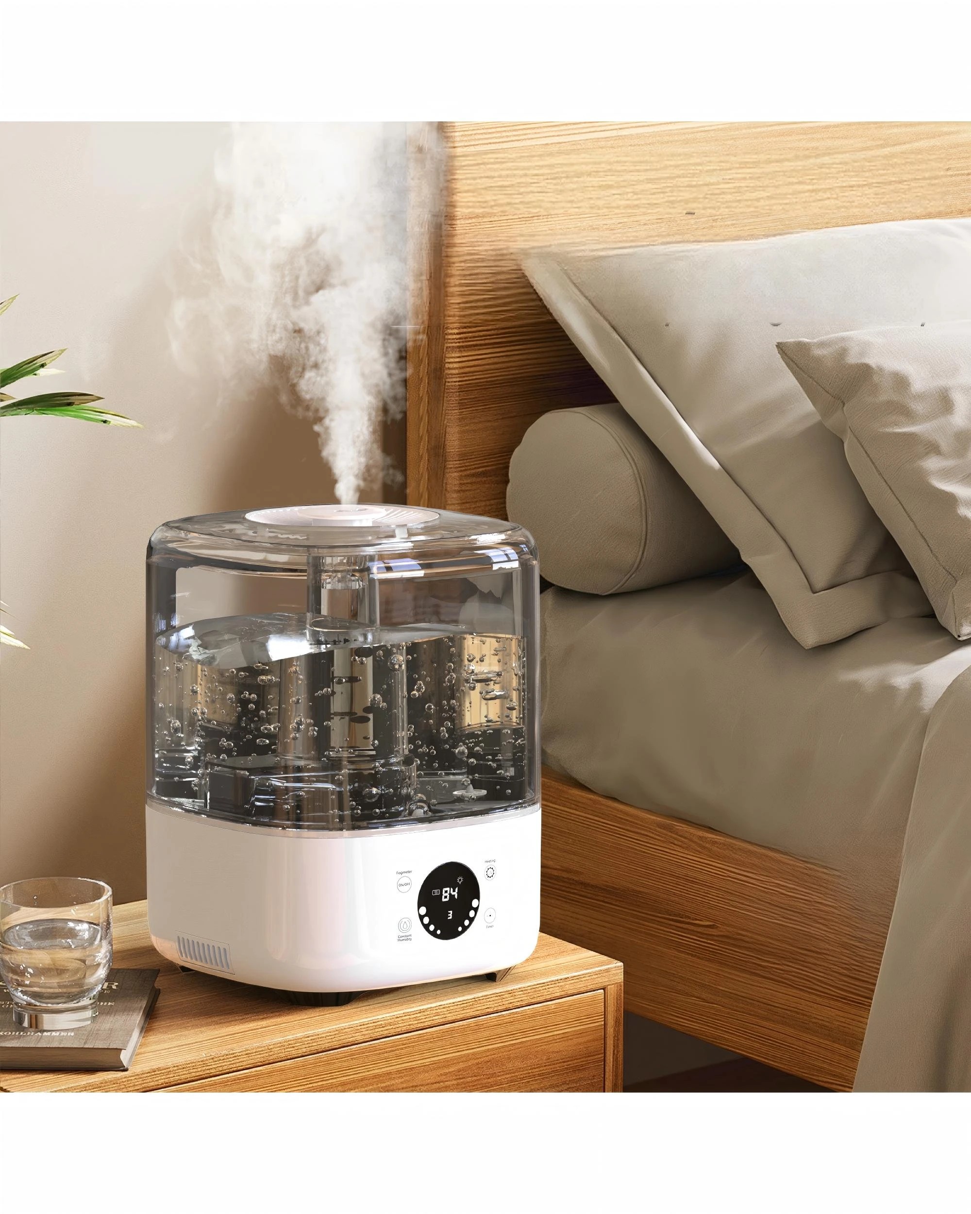 3 Advwin 5l Air Humidifier & Diffuser With Adjustable Humidity Control For Baby, Plants, Bedroom Large Room, 3 of 7