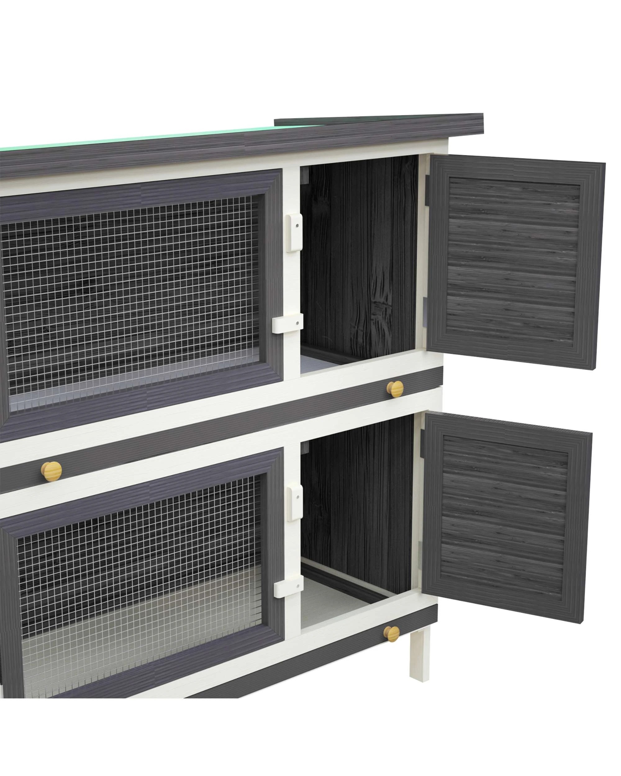 5 Advwin Wooden Rabbit Hutch Chicken Coop, 5 of 8