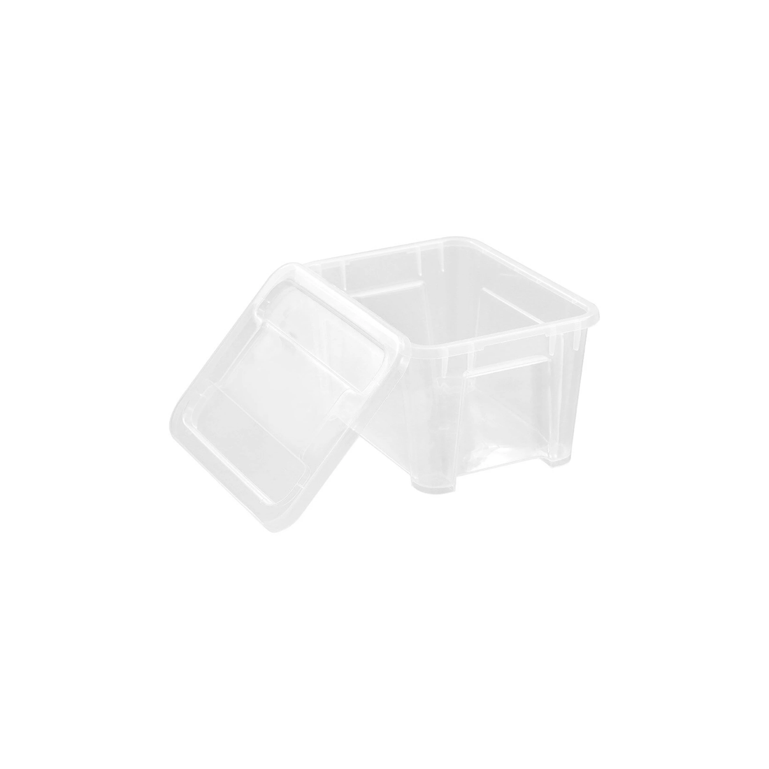 3 Boxsweden Nic-Nac Storage Container 3 Pack 2.5L Stackable Durable Plastic
 - plain, 3 of 9