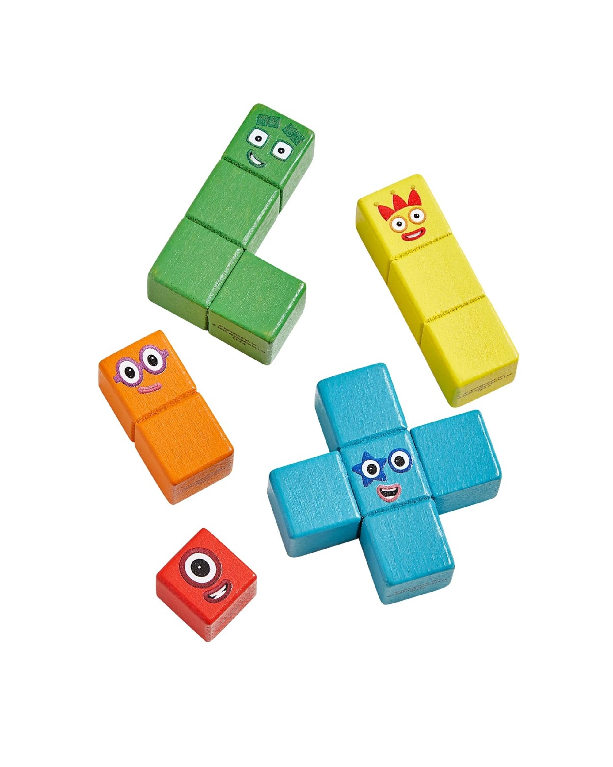 6 Numberblocks One to Five Wooden Building Blocks 39pc Activity Set, 6 of 10